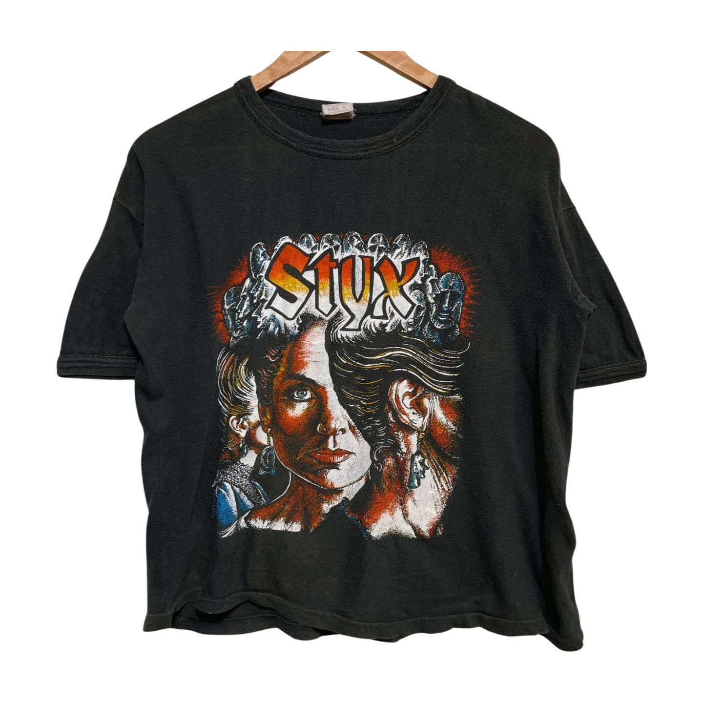 Vintage Vintage 70s Styx Man of Miracles T-shirt L Wizard Graphic Size US L / EU 52-54 / 3 - 1 Thumbnail