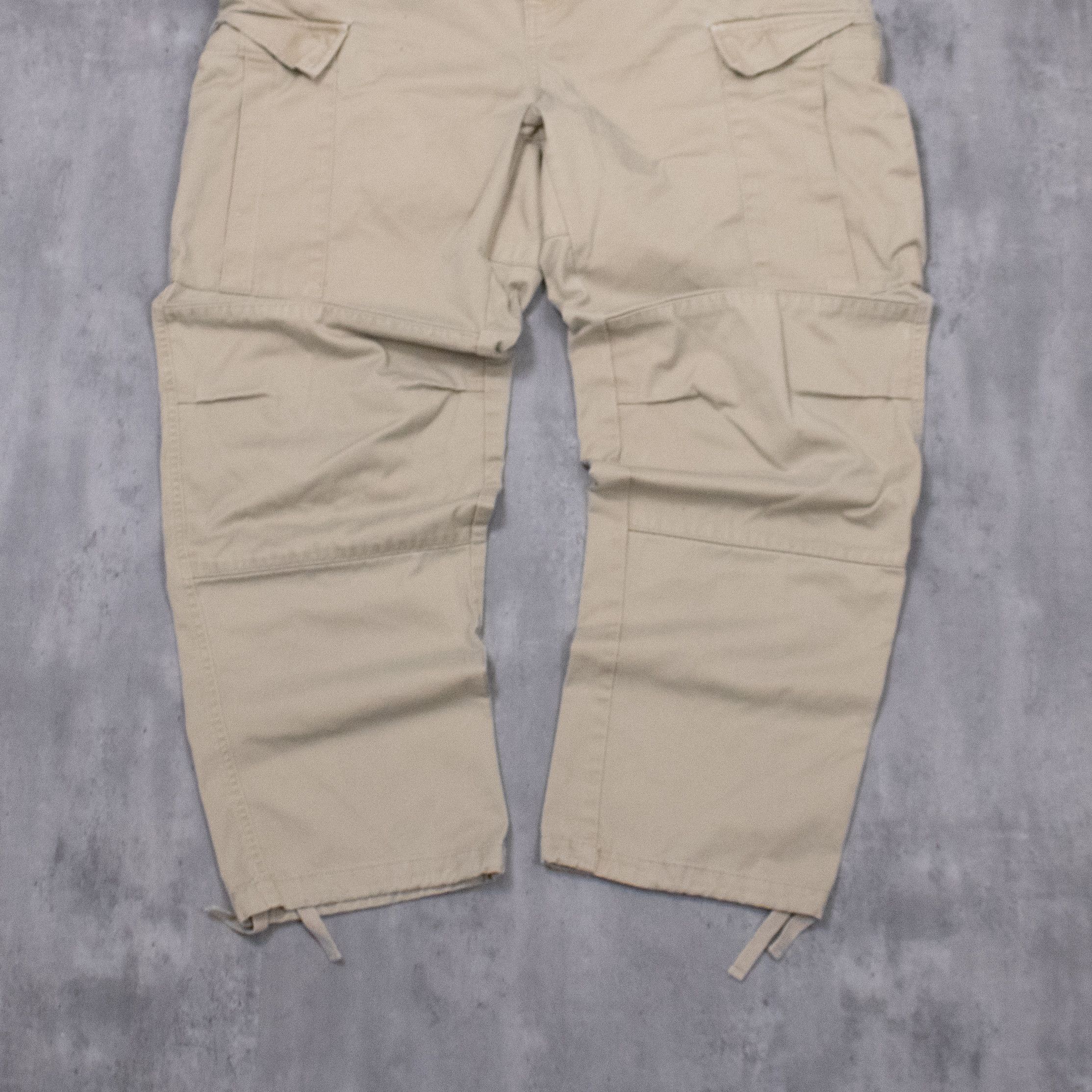 Empyre Empyre Baggy Utility Cargo Pants Tan Y2K Wide Leg Size US 38 / EU 54 - 2 Thumbnail