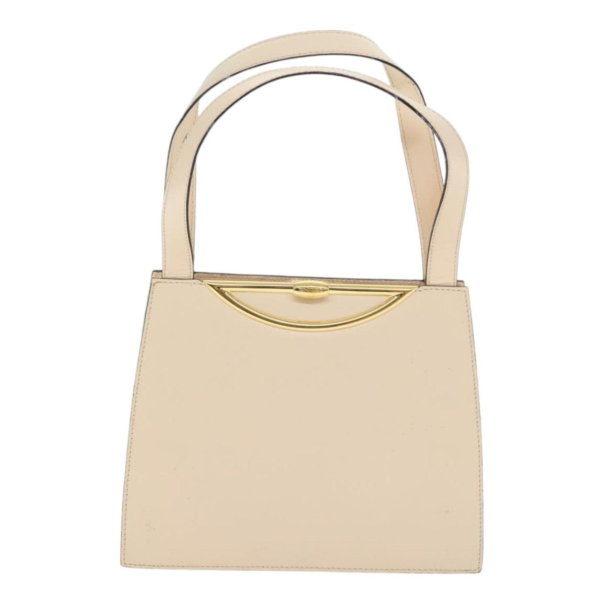 Celine CELINE Hand Bag Leather Cream Gold Size ONE SIZE - 2 Thumbnail