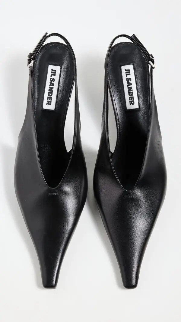 Jil Sander o1mt1gz0426 Pumps in Black Size US 7 / IT 37 - 4 Thumbnail