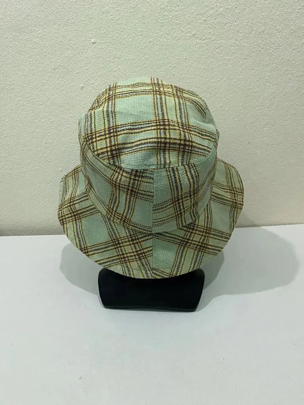 Japanese Brand × Vintage Japanese Brand Plaid Tartan Bucket Hat Size ONE SIZE - 4 Thumbnail