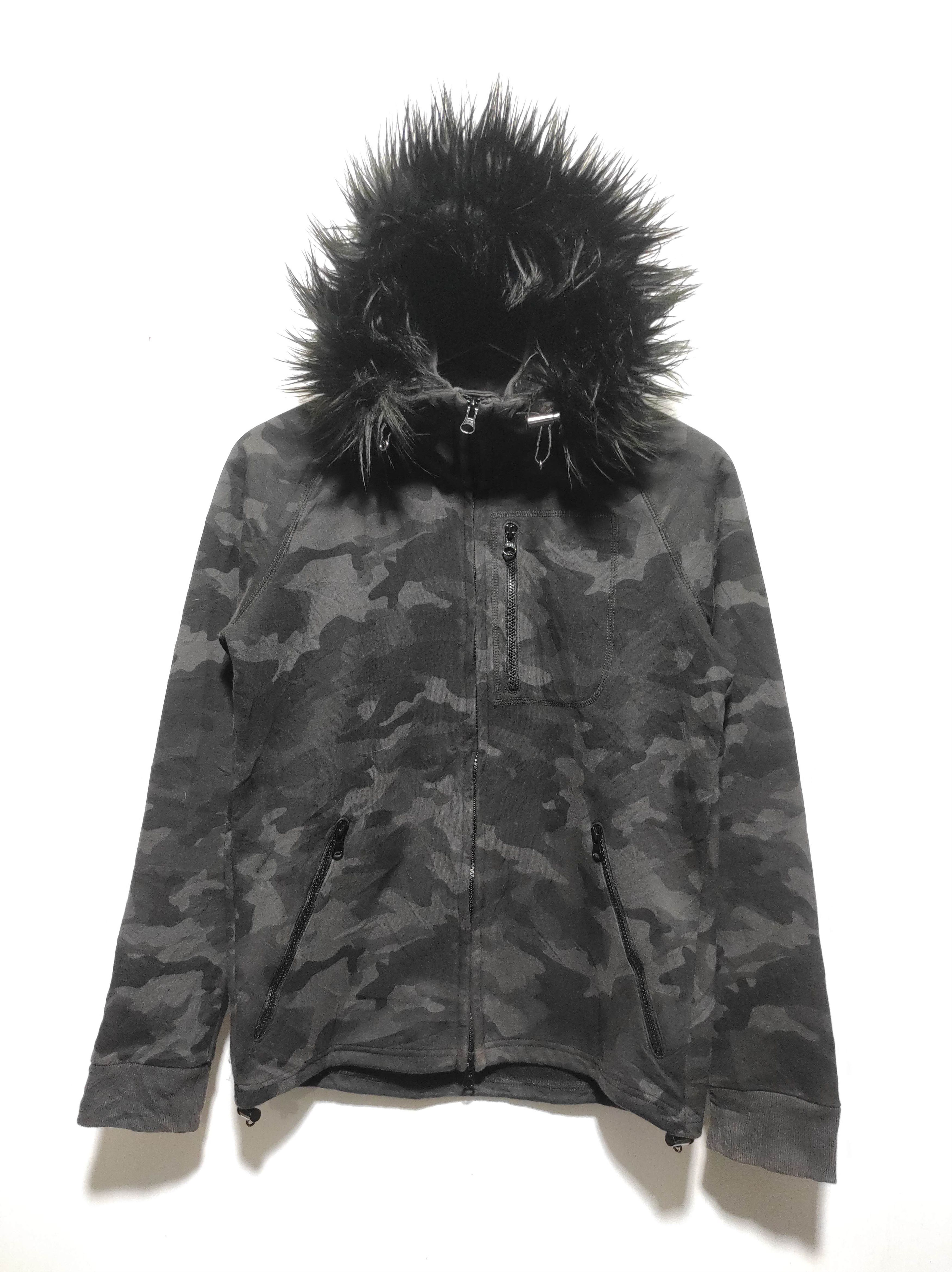 Beams Plus Beams Camo Double Zip Fur Hoodie IfSixWasNine LGB style Size US S / EU 44-46 / 1 - 3 Thumbnail