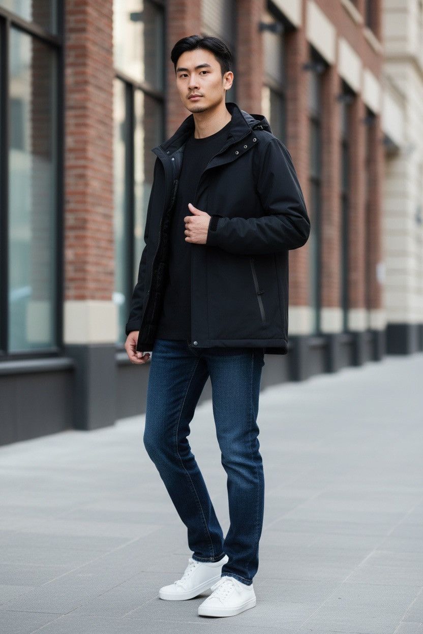 Mens Bugatchi two piece jacket