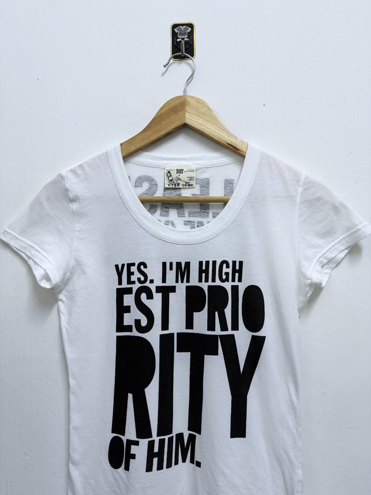 Hysteric Glamour 2000's SLY Glamour - I'm High Priority of Him / HG T-Shirt Size XS / US 0-2 / IT 36-38 - 3 Thumbnail