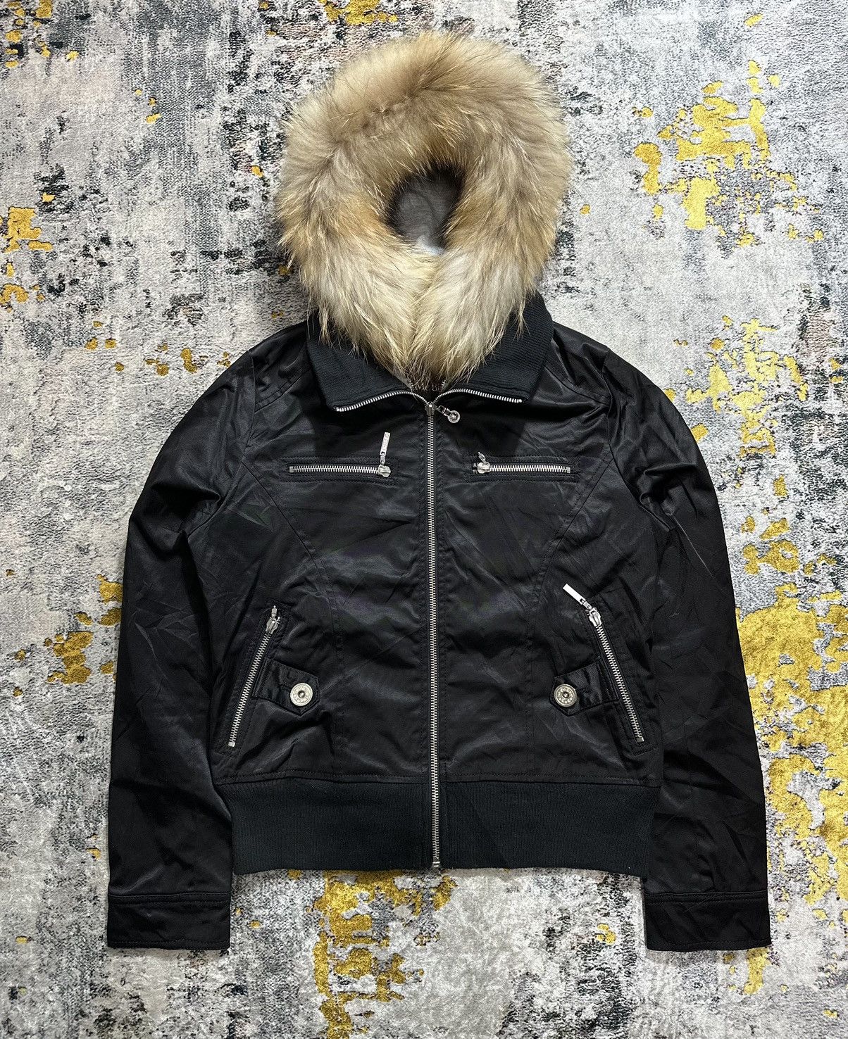 Other GOTHIC DOUBLE LAYER FUR ZIP HOODIE JACKET IFSIX LGB STYLE Size S / US 4 / IT 40 - 2 Thumbnail