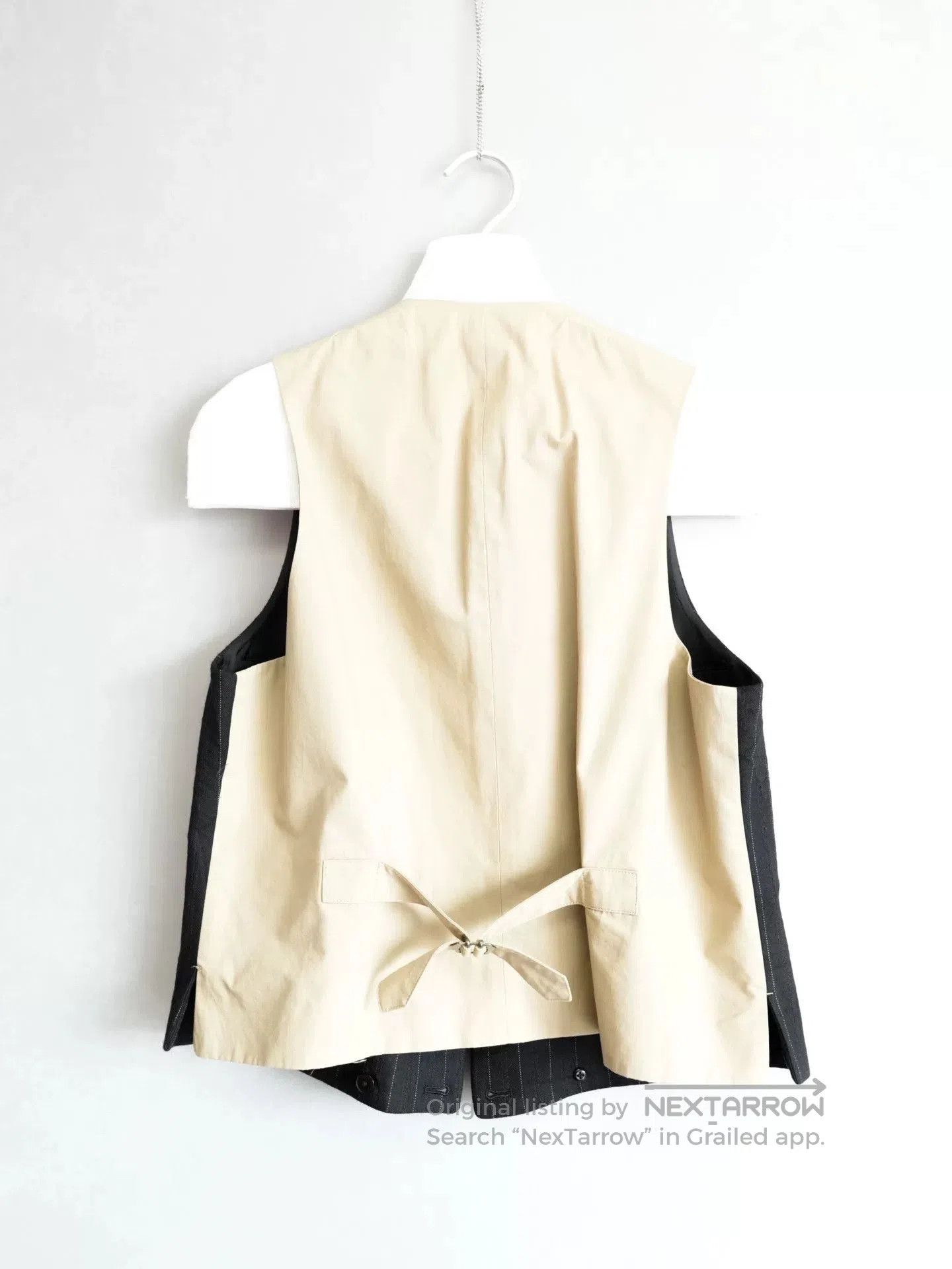 Yohji Yamamoto Yohji Yamamoto Black Red Striped Vest. Size US M / EU 48-50 / 2 - 5 Thumbnail