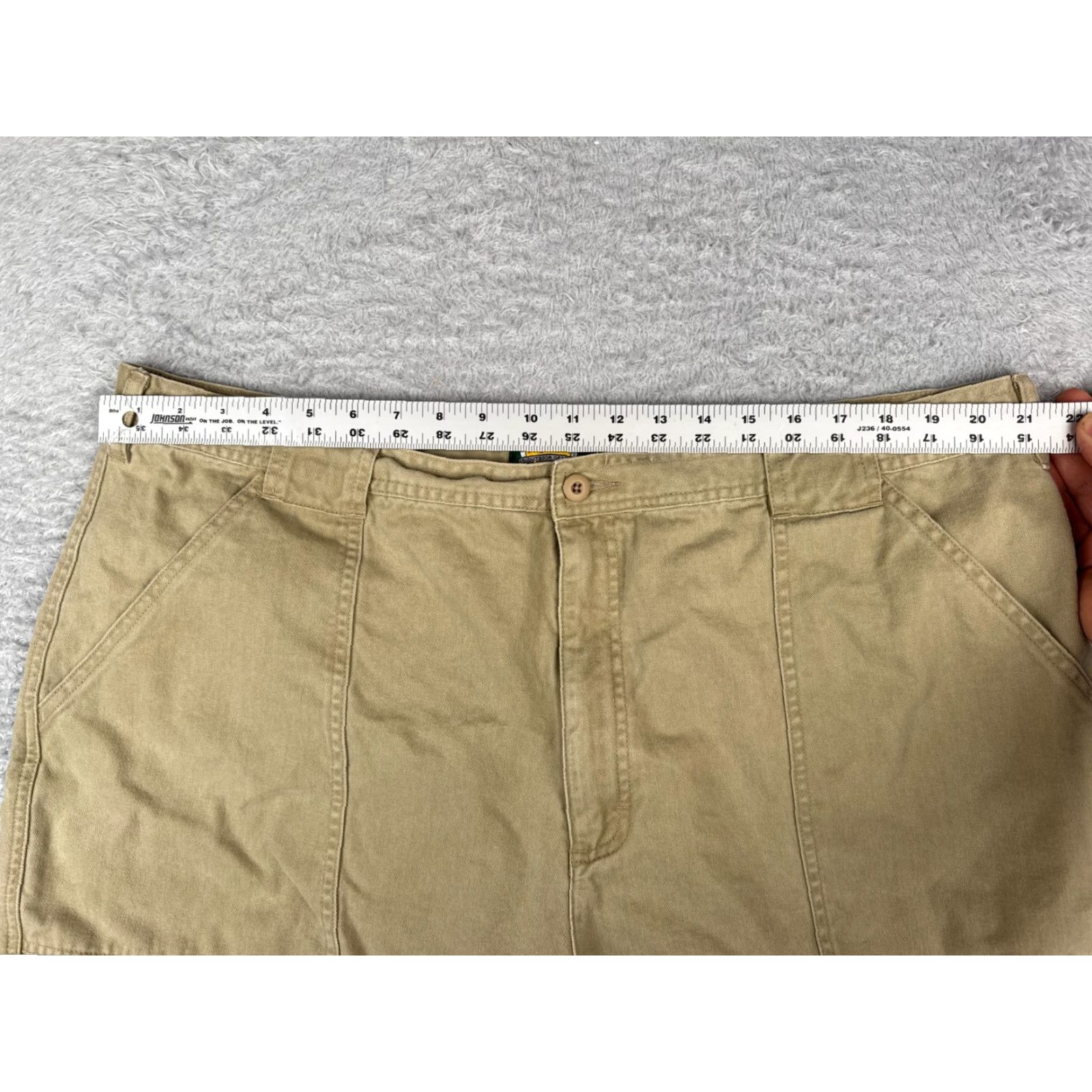 Vintage Cabelas Shorts Men 44 Beige Bush Pockets 100% Cotton Twill Adjustable Hike 44x4 Size US 44 / EU 60 - 6 Thumbnail