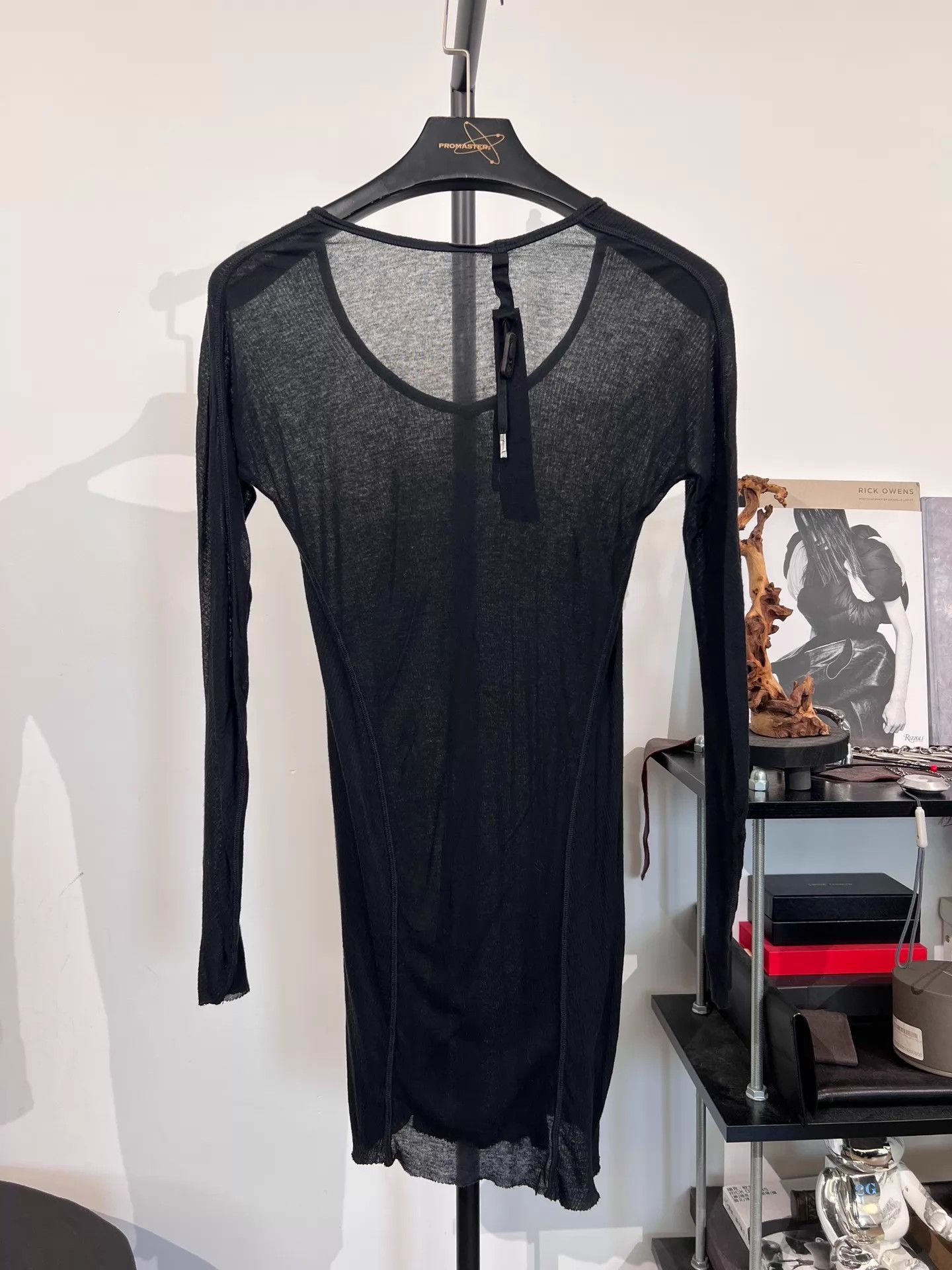 Boris Bidjan Saberi BBS 11by knit semi-sheer base layer long sleeve XS Size XS / US 0-2 / IT 36-38 - 1 Thumbnail
