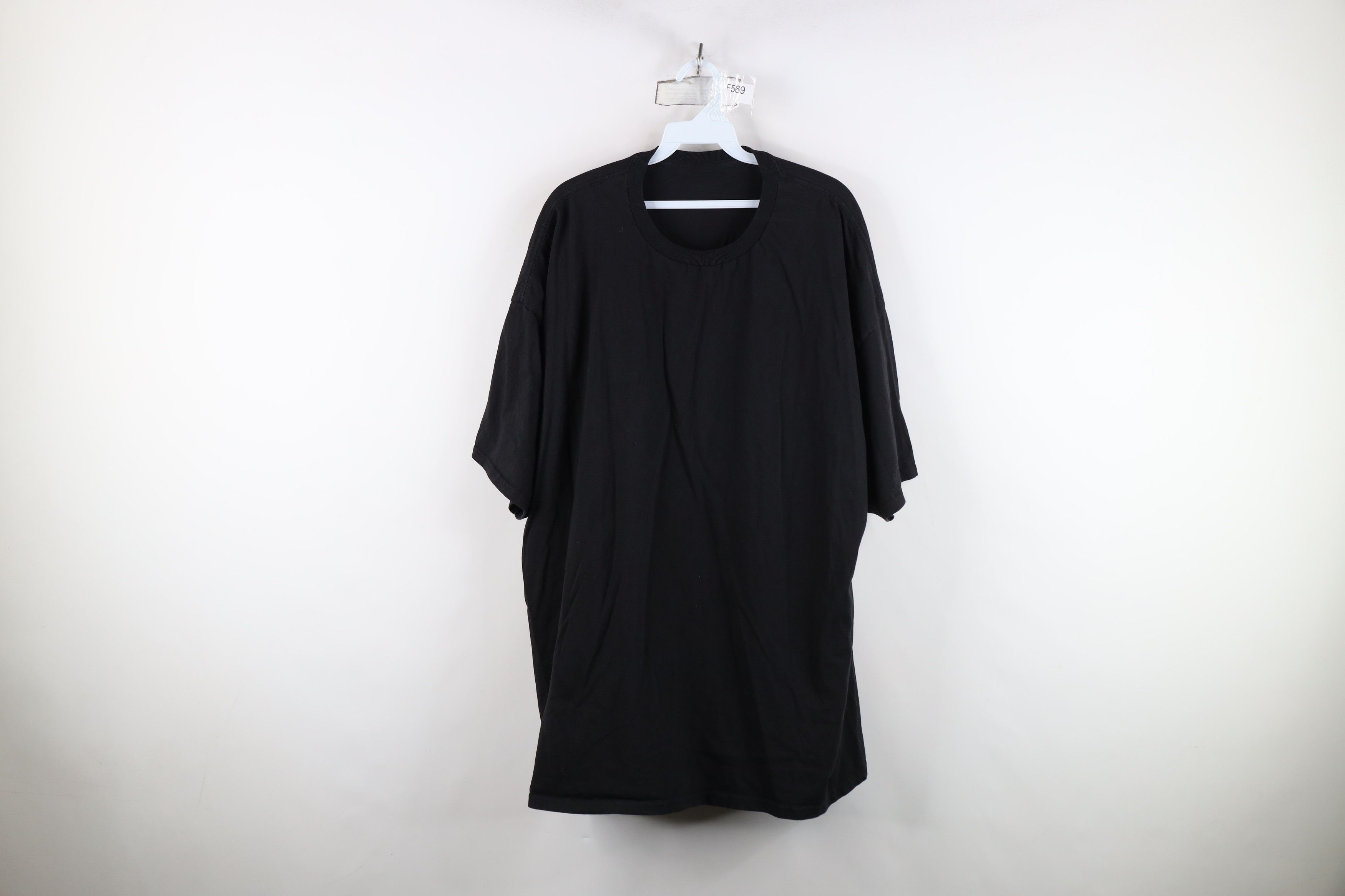 Vintage Vintage 90s Streetwear Short Sleeve T-Shirt Black Cotton Size US XXL / EU 58 / 5 - 1 Thumbnail