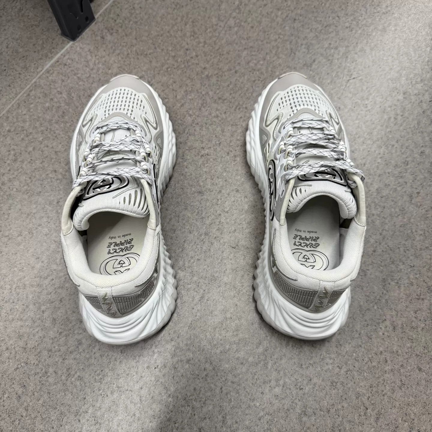 Gucci Gucci Ripple White Platform Sneaker 9 US Like New Size US 9 / EU 42 - 8 Thumbnail