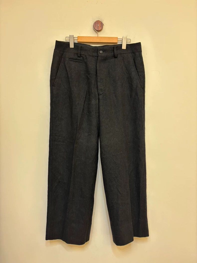 Issey Miyake size:3 Silk blended wool trousers