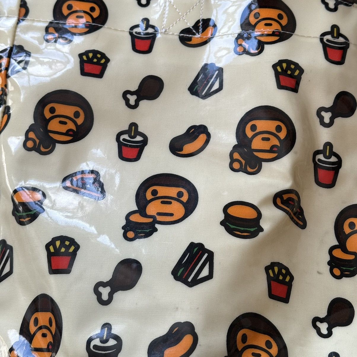 Bape × Nigo Baby Milo Junk Food Mom's Tote Bag Size ONE SIZE - 11 Thumbnail