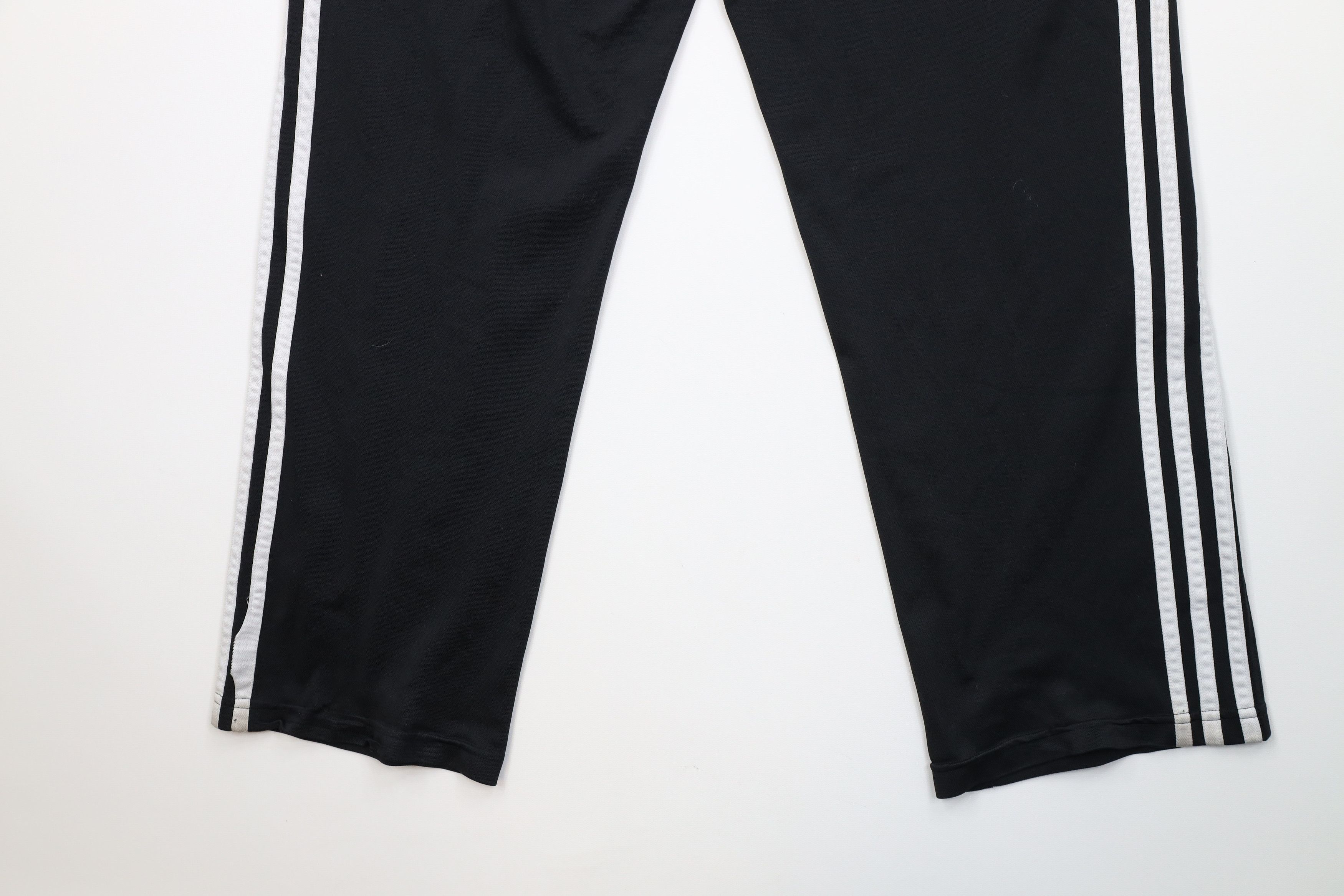 Adidas Vintage Y2K Adidas Striped Wide Leg Sweatpants Pants Black Size US 34 / EU 50 - 14 Thumbnail
