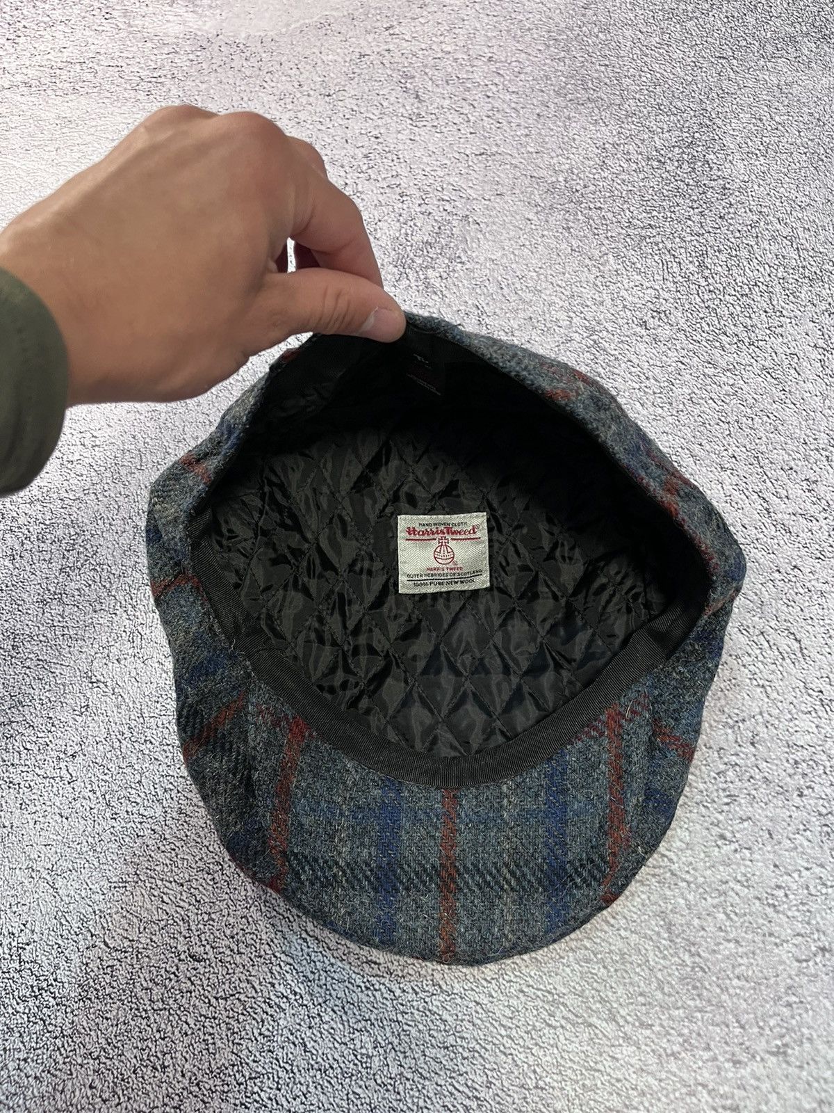 Harris Tweed Harris Twead Mens Cap Hat Wool Size L- XL Size ONE SIZE - 3 Thumbnail
