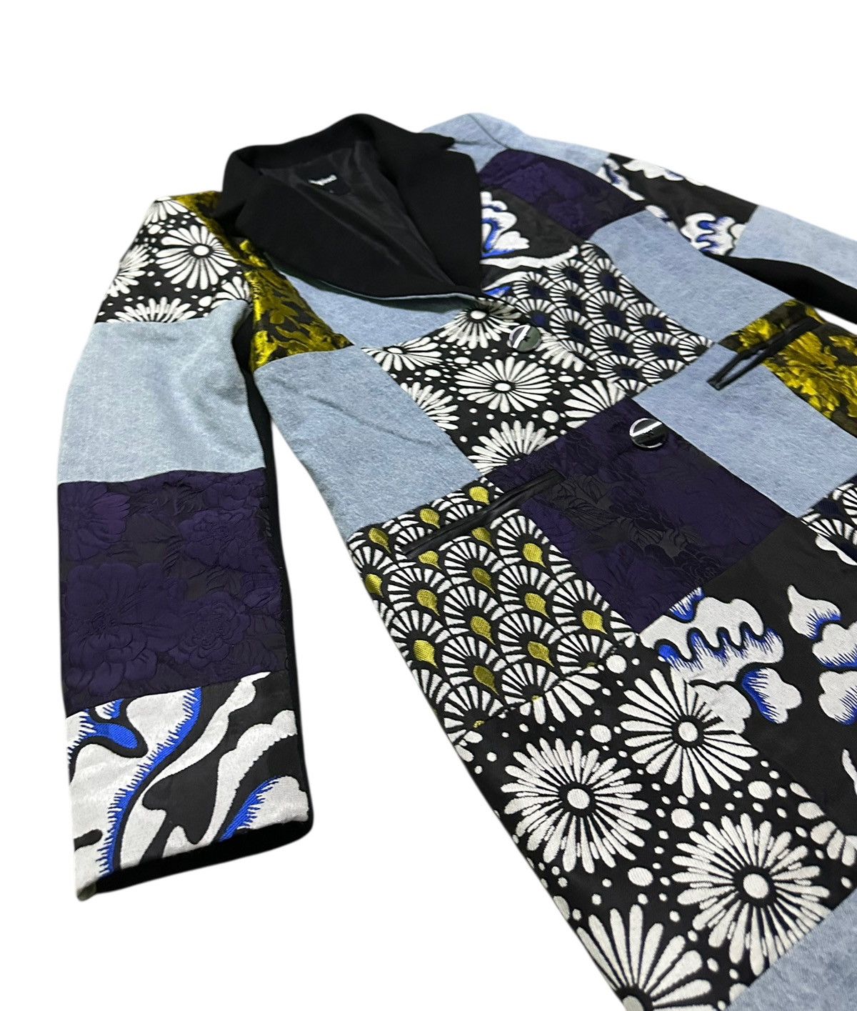 Japanese Brand Desigual patchwork long jacket Size M / US 6-8 / IT 42-44 - 5 Thumbnail