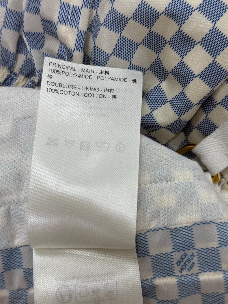 Louis Vuitton Louis Vuitton Blue and white checkerboard shorts Size 33" - 5 Thumbnail