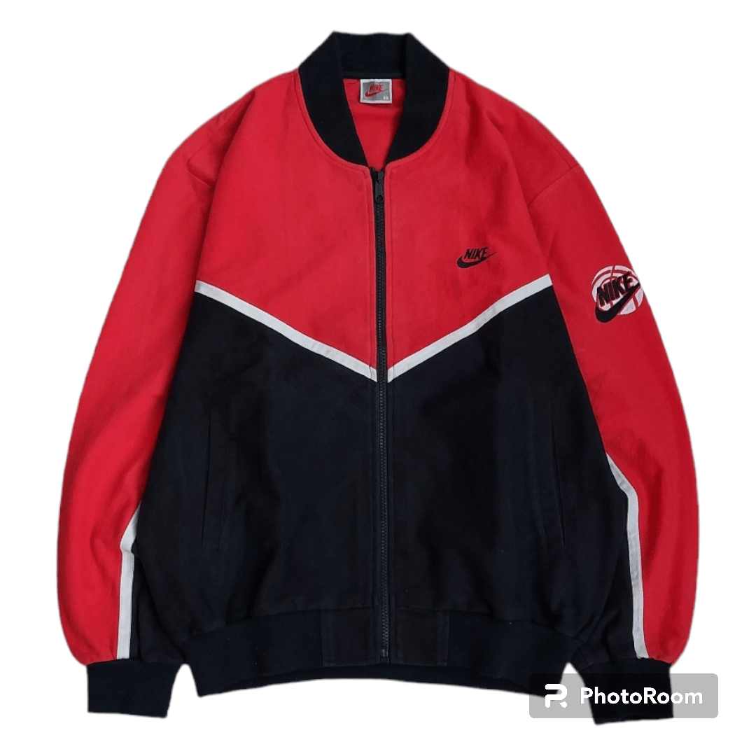 Nike × Vintage 💥Bootleg Nike Vintage Basketball Varsity Jacket Size US L / EU 52-54 / 3 - 1 Thumbnail