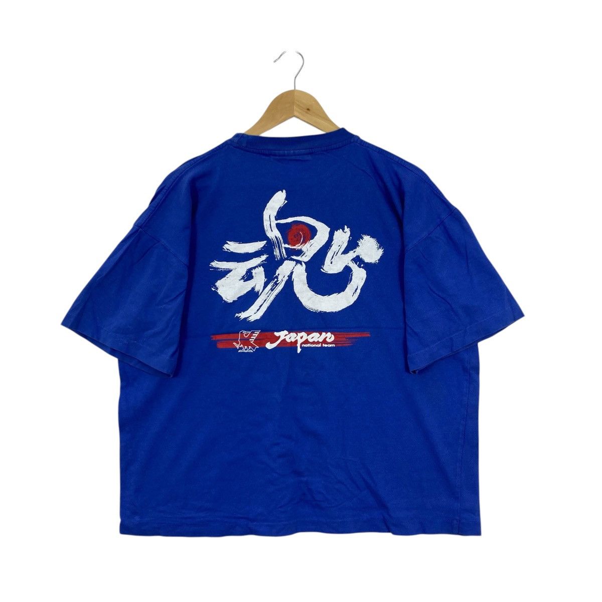 Vintage Vtg 1996 Japan National Team JFA Soul Soccer Shirt L Blue Size US L / EU 52-54 / 3 - 2 Thumbnail