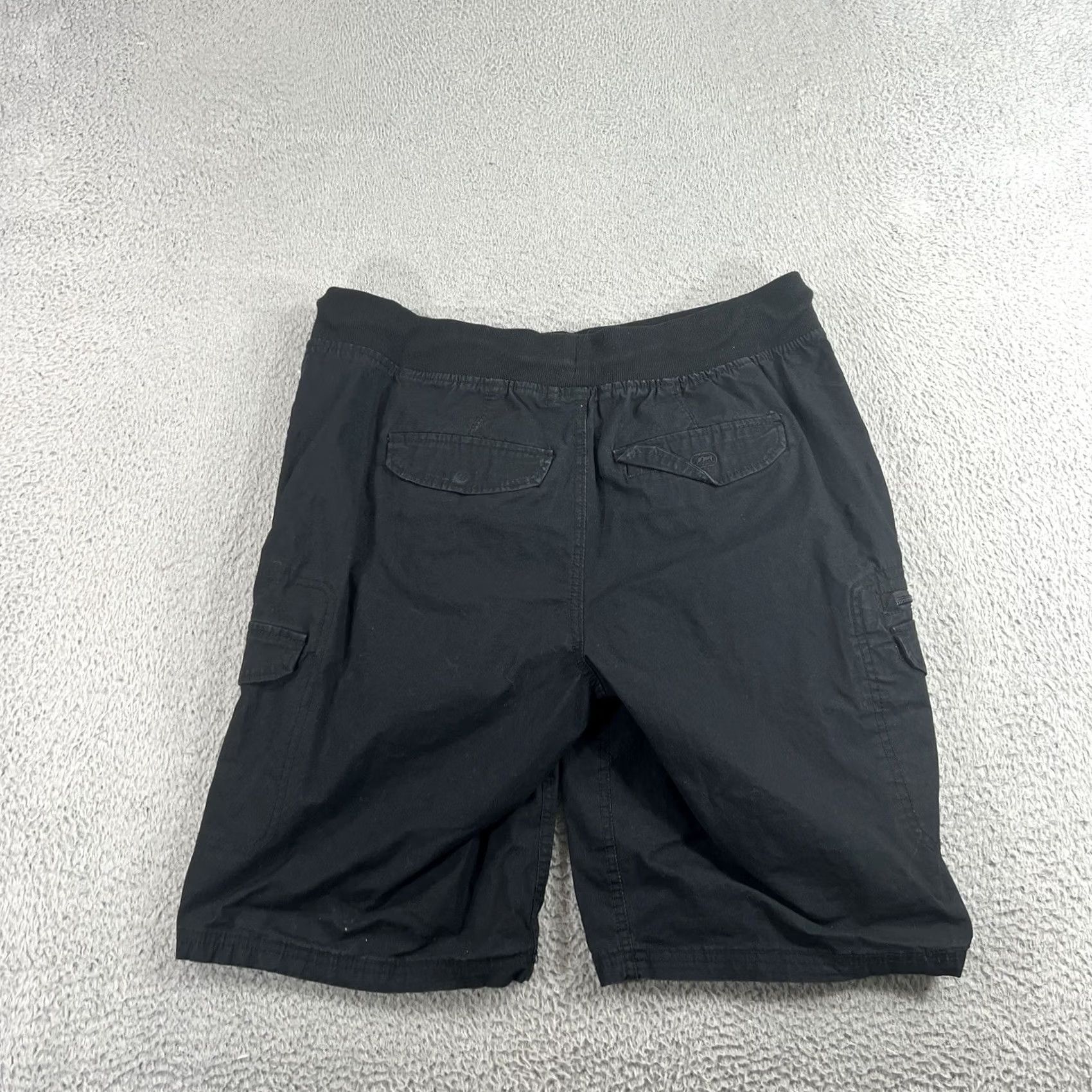Ecko Unltd. Ecko Unltd Shorts Mens Large Black Fleece Side Logo Pockets Hip Hop Street Size US 33 - 5 Thumbnail