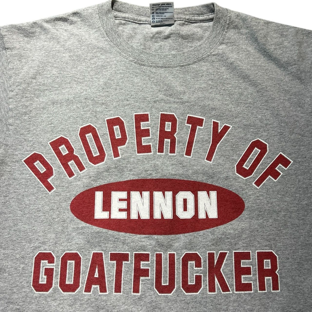 Band Tees × Vintage Vintage Lennon Murphy Property Of Lennon GoatF**Ker Grey Y2k Size US M / EU 48-50 / 2 - 3 Thumbnail