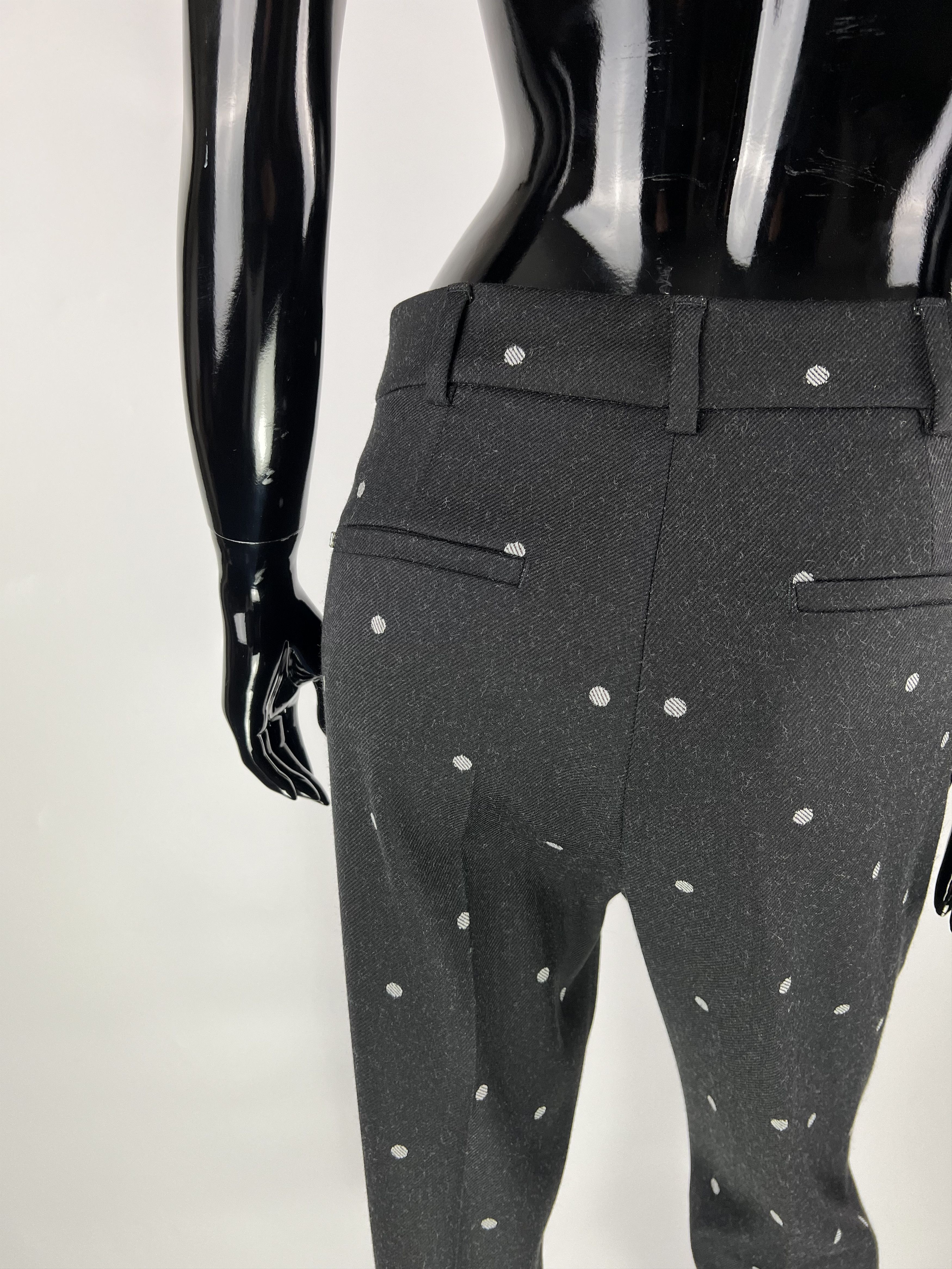 Max Mara × Sportmax Sportmax Max Mara Polka Dot Wool Pants Size IT40 US6 Size 27" / US 4 / IT 40 - 8 Thumbnail