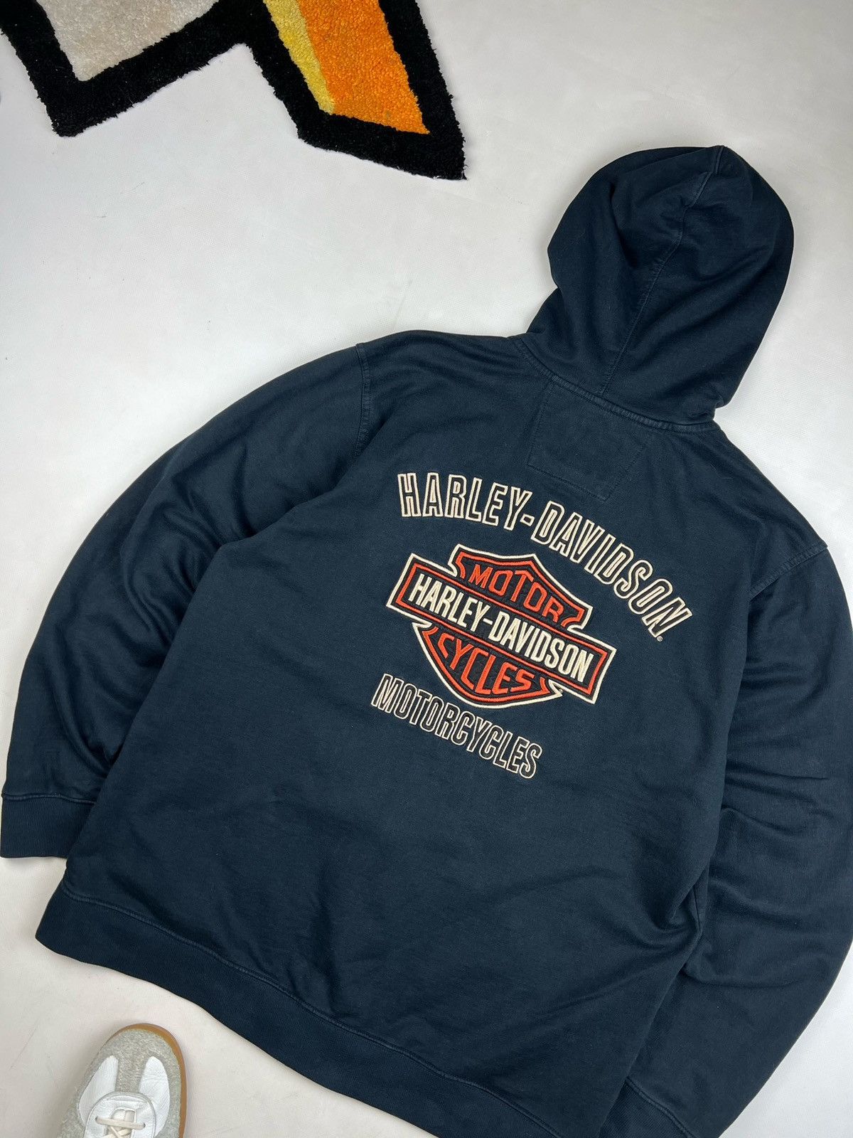 Harley Davidson Harley Davidson big print zip hoodie vintage Size US L / EU 52-54 / 3 - 9 Thumbnail