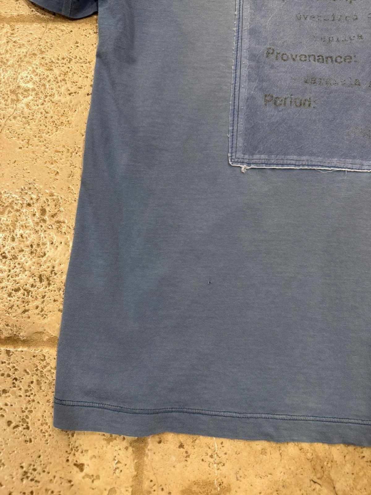 Maison Margiela Maison Margiela Replica Logo Faded Blue Oversized T-Shirt Size US S / EU 44-46 / 1 - 13 Thumbnail