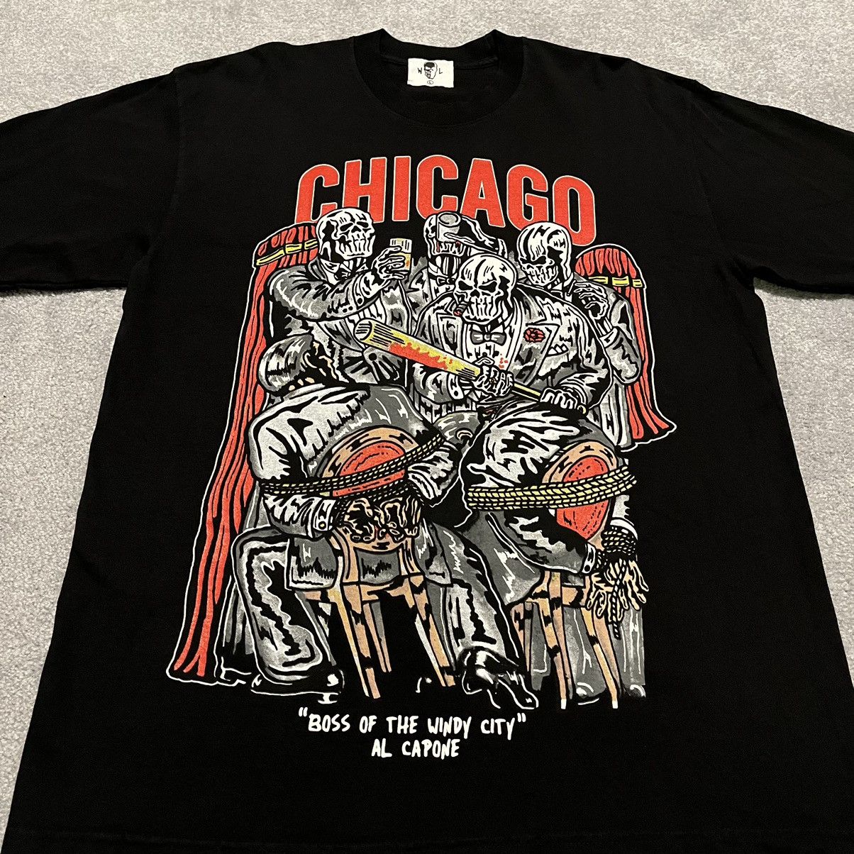 Warren Lotas Warren Lotas Chicago Boss of the Windy City Al Capone Tee Size US L / EU 52-54 / 3 - 2 Thumbnail