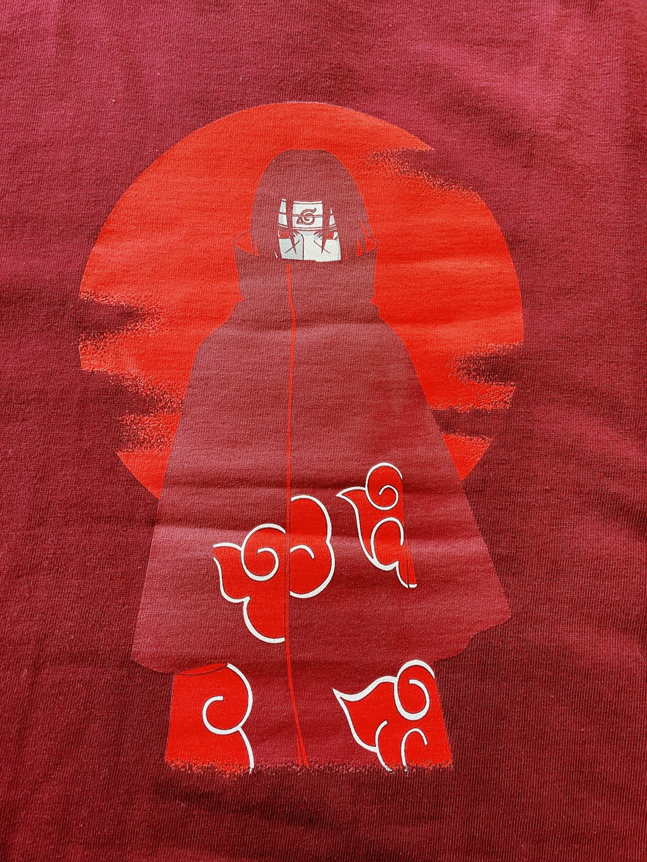 Anime × Japanese Brand × Vintage Vintage 2002 COSPA x Naruto Itachi T-shirt Burgundy Size US M / EU 48-50 / 2 - 3 Thumbnail