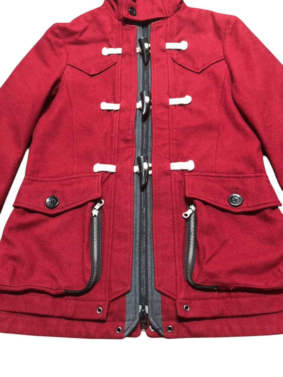 Japanese Brand × PPFM 💥🇯🇵PPFM Duffle Coat Wool Hoodie Fur Missing Size US M / EU 48-50 / 2 - 5 Thumbnail