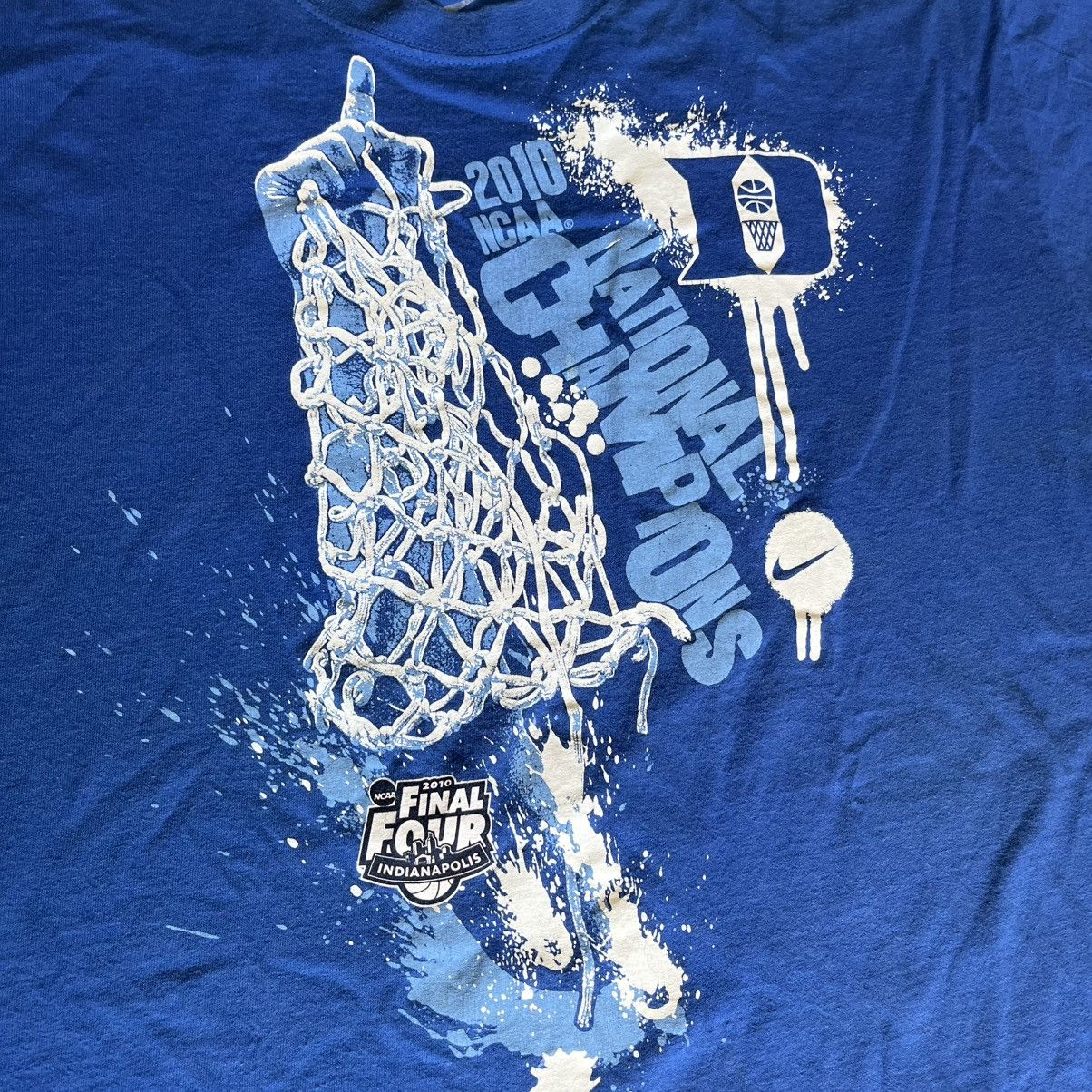 Nike Vintage 2010 Nike Duke Final Four College Championship Tee Size US XXL / EU 58 / 5 - 3 Thumbnail