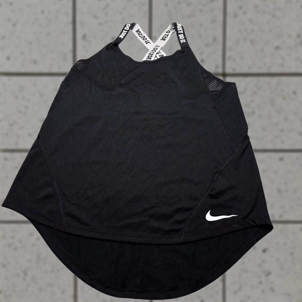 Nike Nike Athletic Women's Training Tank Top Crossback "Just Do It" Size XS Black Size XS / US 0-2 / IT 36-38 - 1 Thumbnail