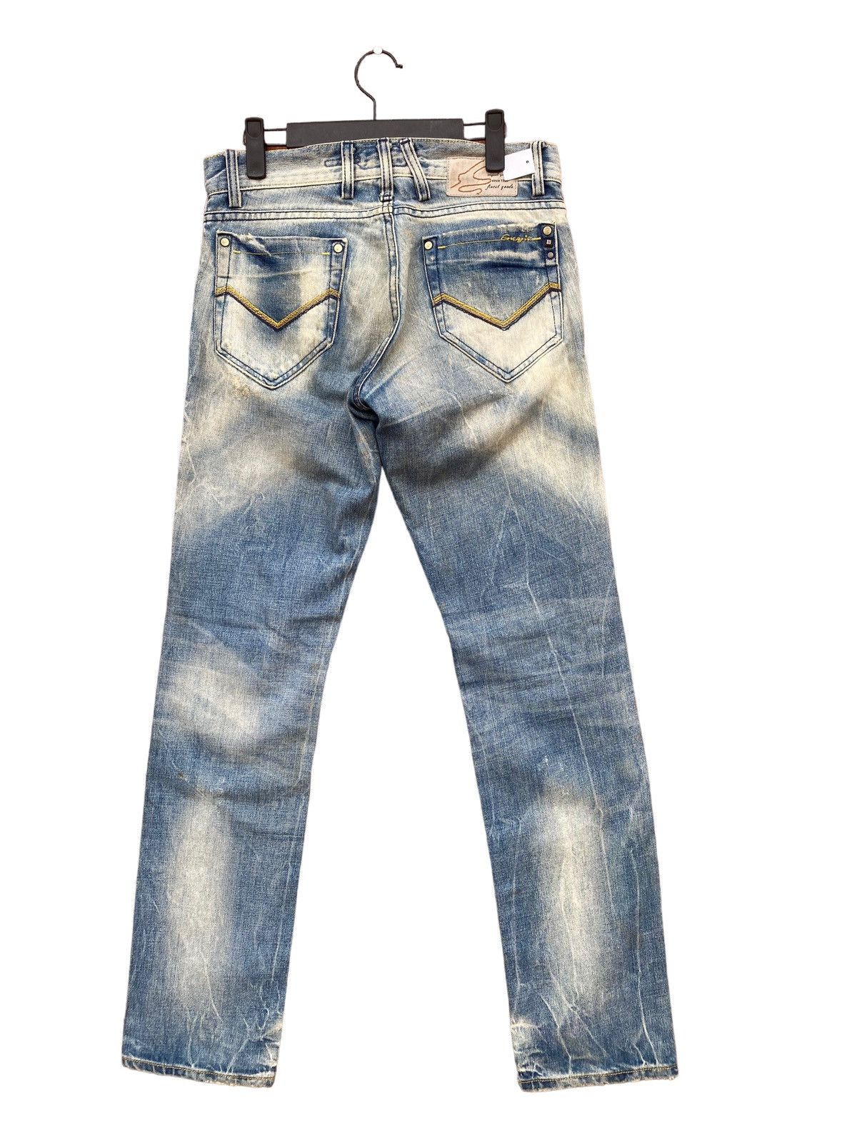 Japanese Brand Energie Distressed Denim Pants Size US 30 / EU 46 - 2 Thumbnail