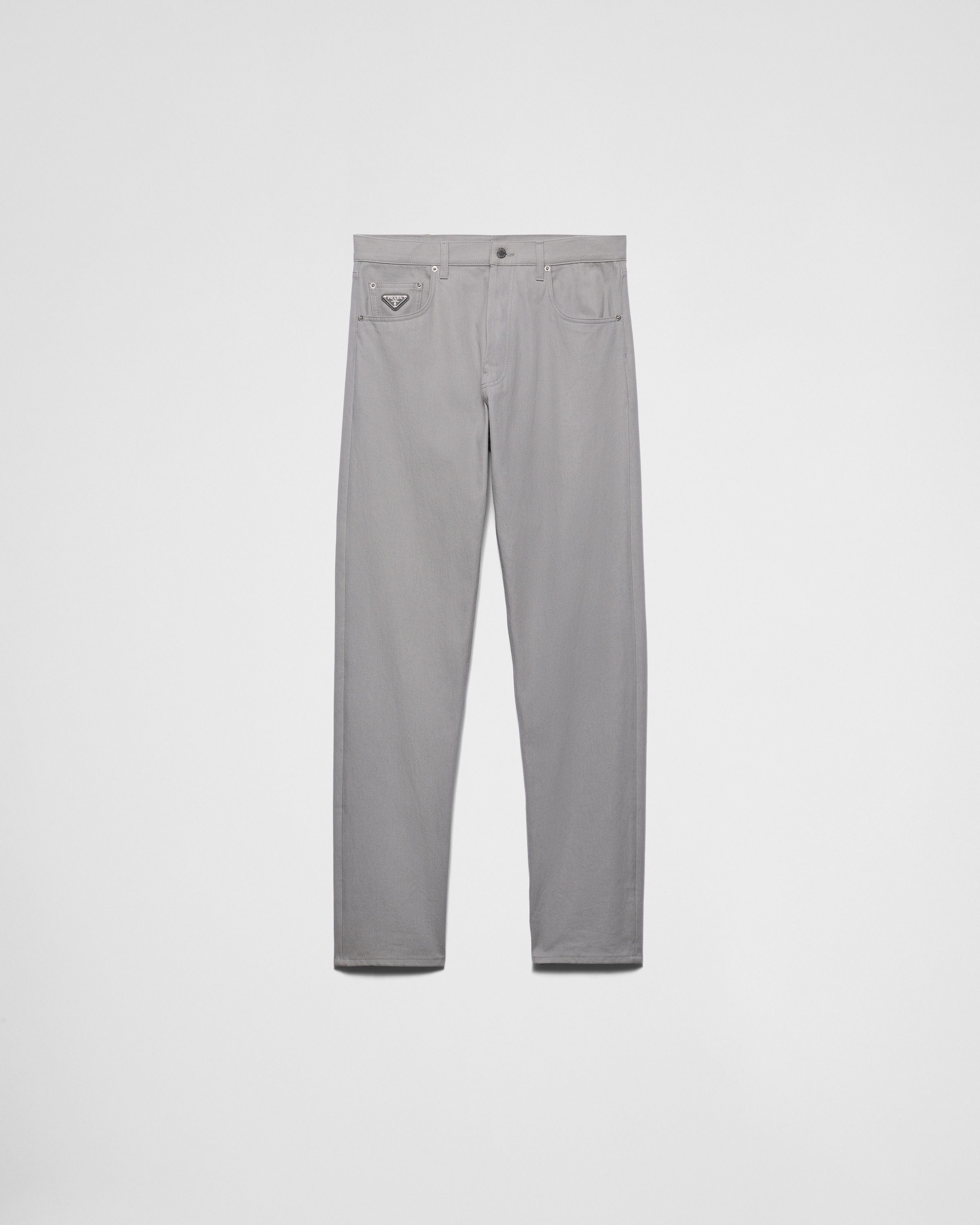 Prada o1bcso1str1025 Five-Pocket Denim Jeans in Grey Size US 30 / EU 46 - 1 Thumbnail
