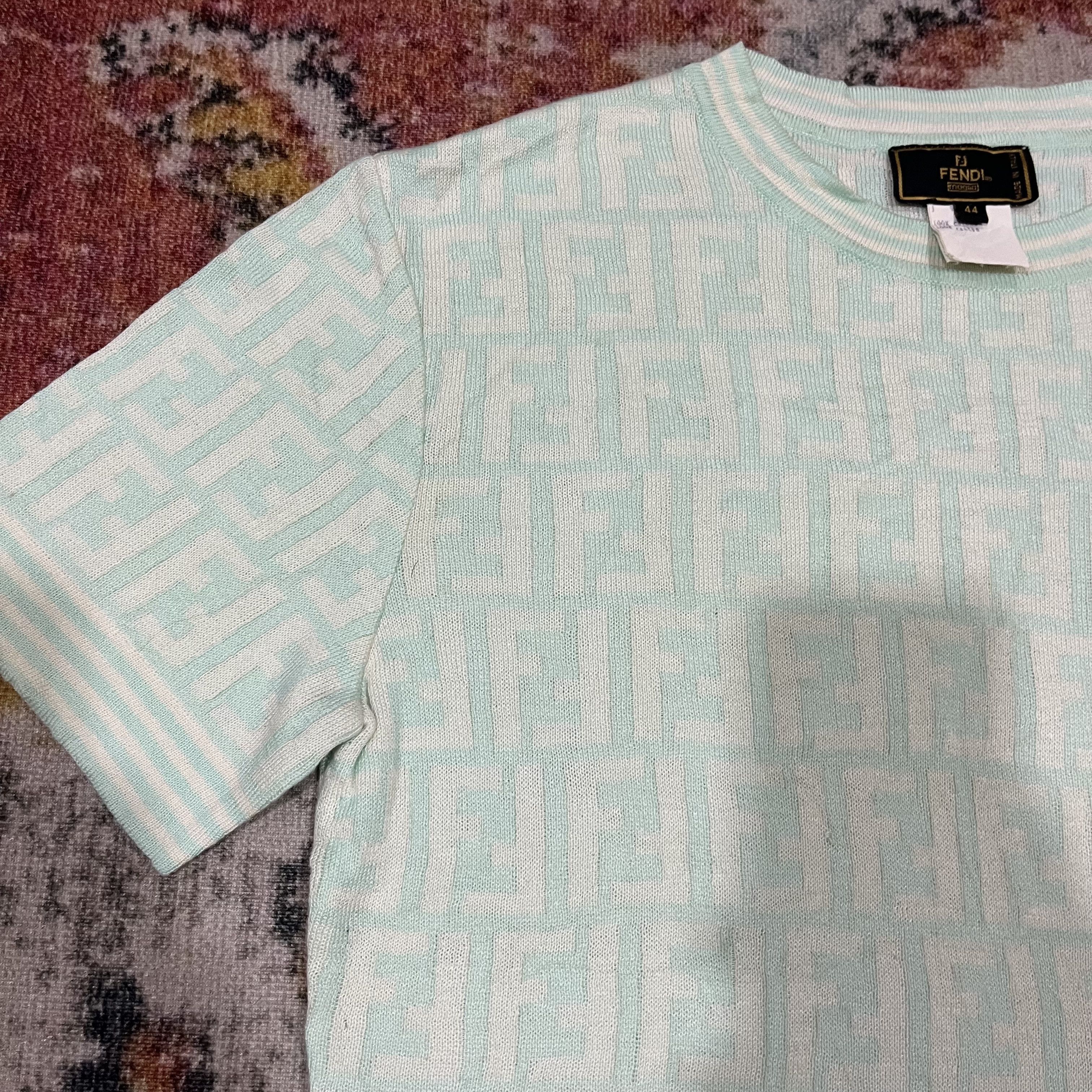 Fendi Vintage zucca tee Size M / US 6-8 / IT 42-44 - 7 Thumbnail