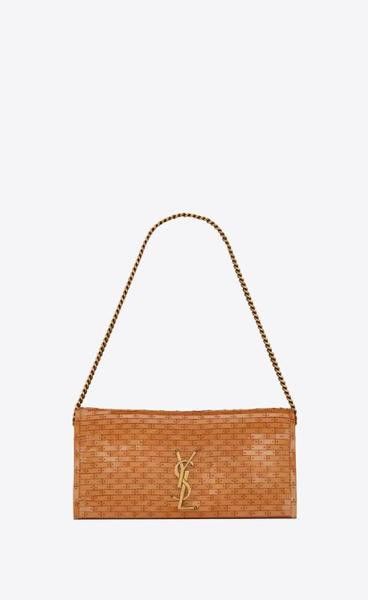 Saint Laurent Paris o1bcso1str0325 Size: OS/Kate Supple 99 Chain Bag in Brown Size ONE SIZE - 1 Thumbnail