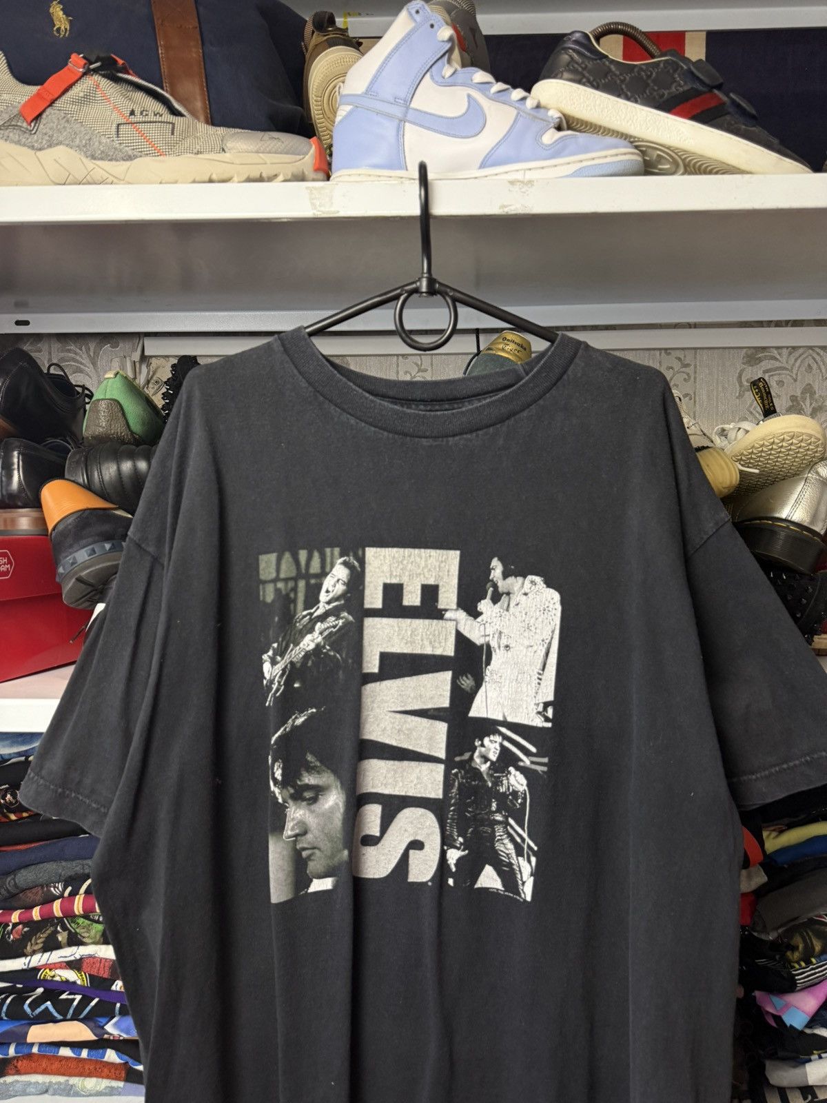 Band Tees Vintage Elvis 90s T-Shirts Y2K Size US XL / EU 56 / 4 - 2 Thumbnail