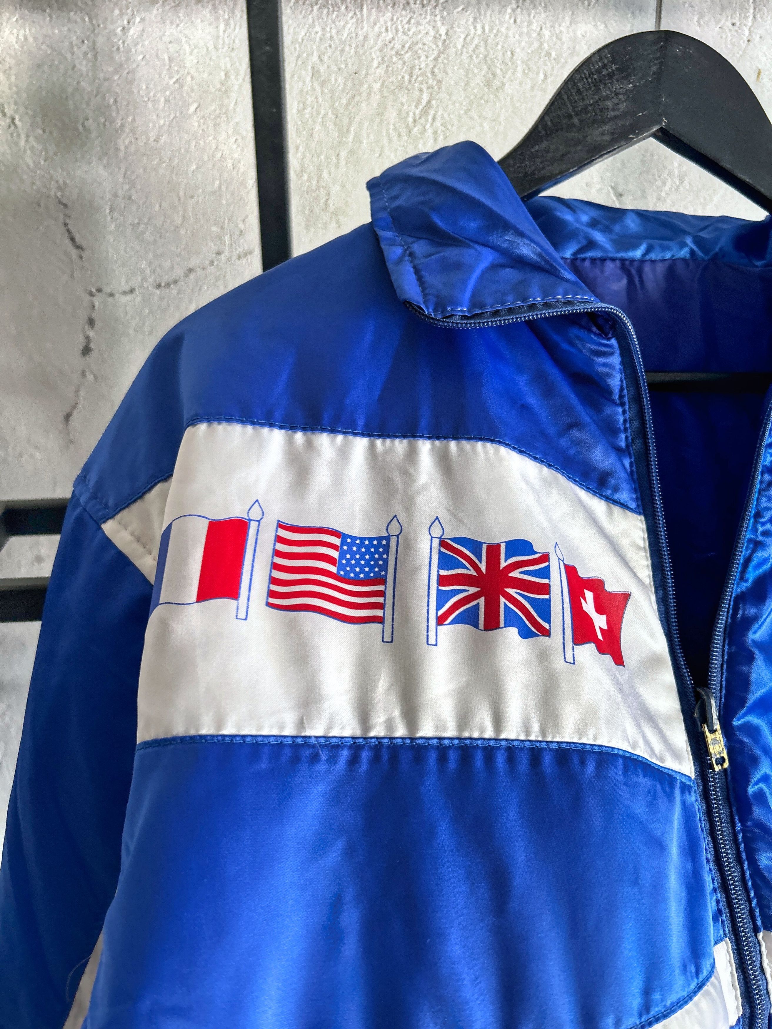 Vintage Blue Puffer Bomber Jacket Minimal Oversized Outerwear Size US M / EU 48-50 / 2 - 17 Thumbnail