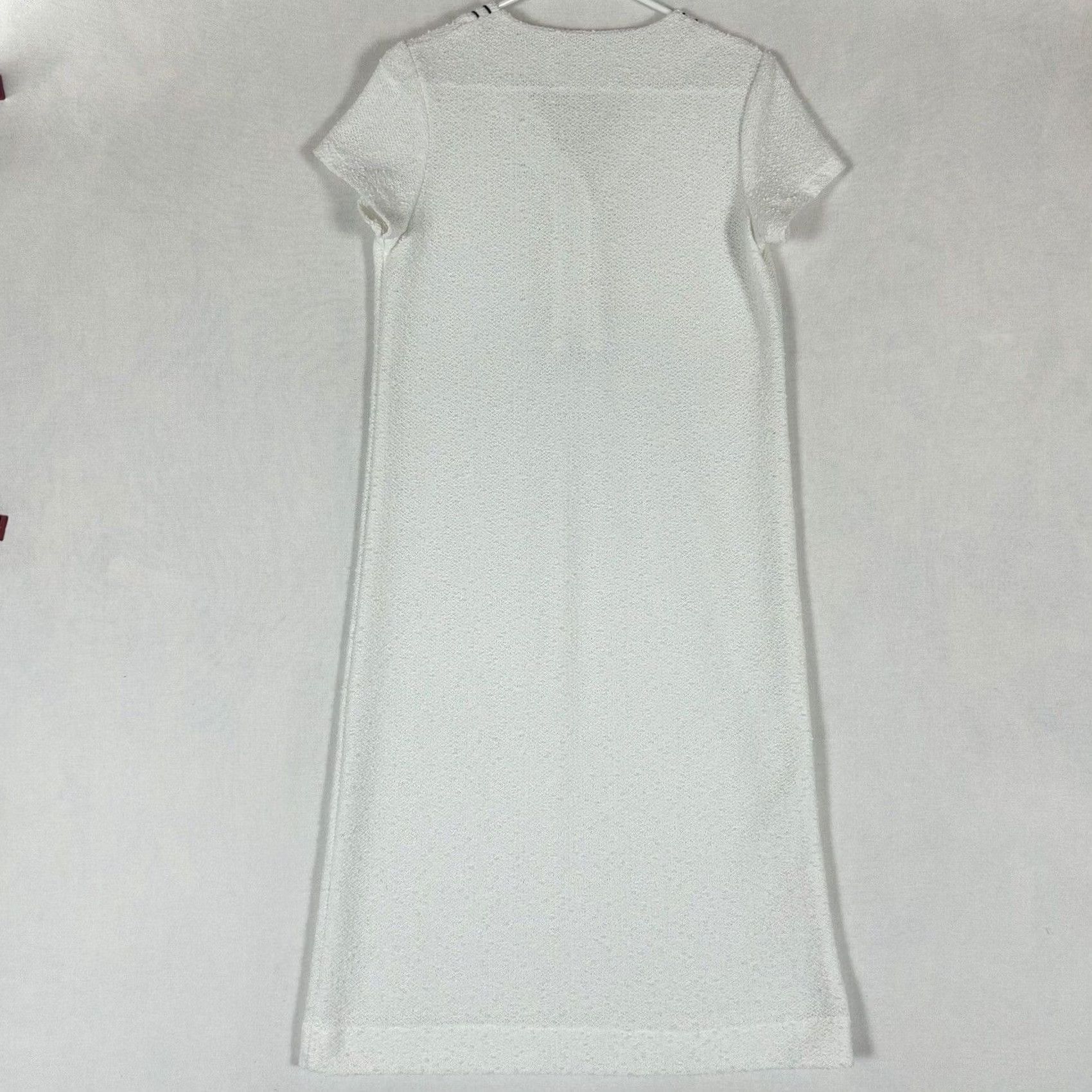 Vintage VINTAGE Manikin Maxi Dress Gown Womens Size 10 Button Short Sleeve Made in USA White Solid USA 90s Womens Size 32" / US 10 / IT 46 - 5 Thumbnail
