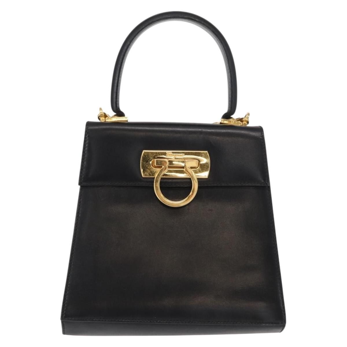 Salvatore Ferragamo Salvatore Ferragamo Gancini Convertible Top Handle Bag Leather Size ONE SIZE - 1 Thumbnail