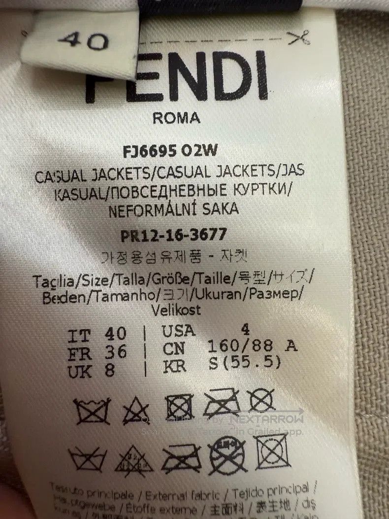 Fendi Fendi 3D Flower Heavy Duty Jacket Size XS / US 0-2 / IT 36-38 - 6 Thumbnail