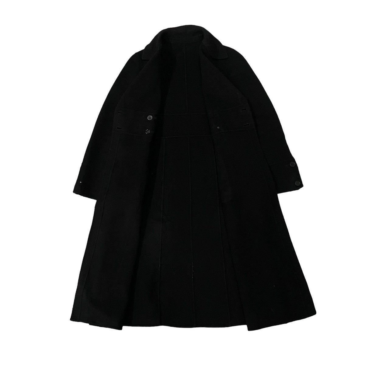 DKNY Vintage Donna Karan New York DKNY Wool Long Coat Jacket Size S / US 4 / IT 40 - 19 Thumbnail