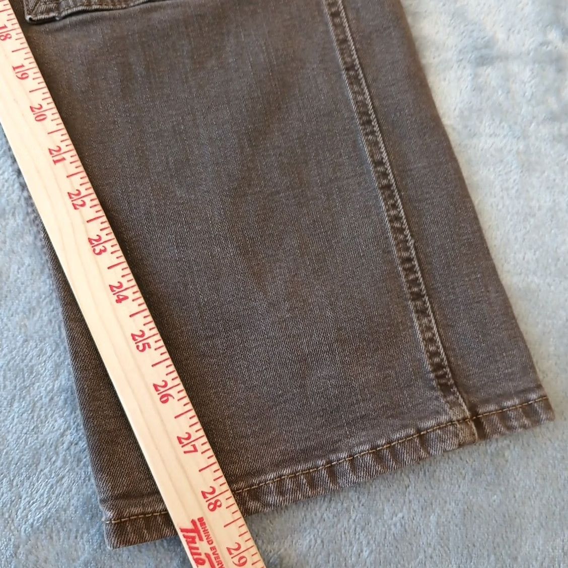 Old Navy Old Navy Pants Mens 36x28 Brown Canvas Carpenter Workwear Pants Straight Leg Size US 38 / EU 54 - 4 Thumbnail