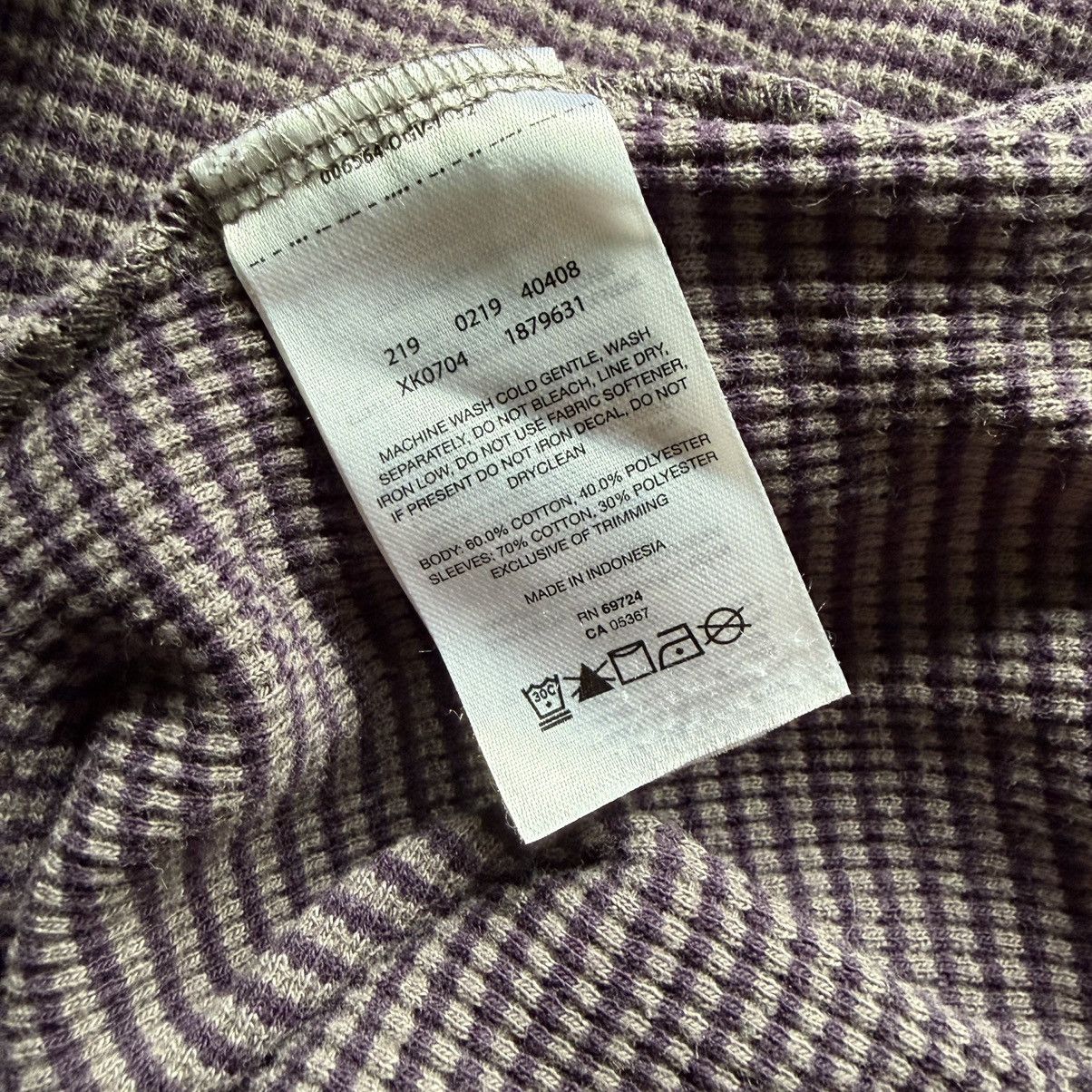 Columbia Columbia Womens Medium Purple Thermal Waffle Knit Hoodie Size M / US 6-8 / IT 42-44 - 7 Thumbnail