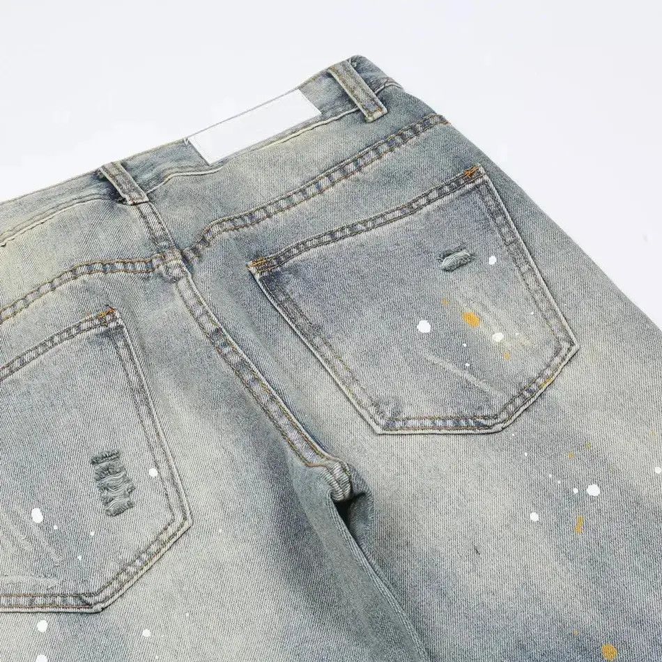 Japanese Brand Distressed Washed-out Loose Thin Vaqueros Size US 32 / EU 48 - 6 Thumbnail