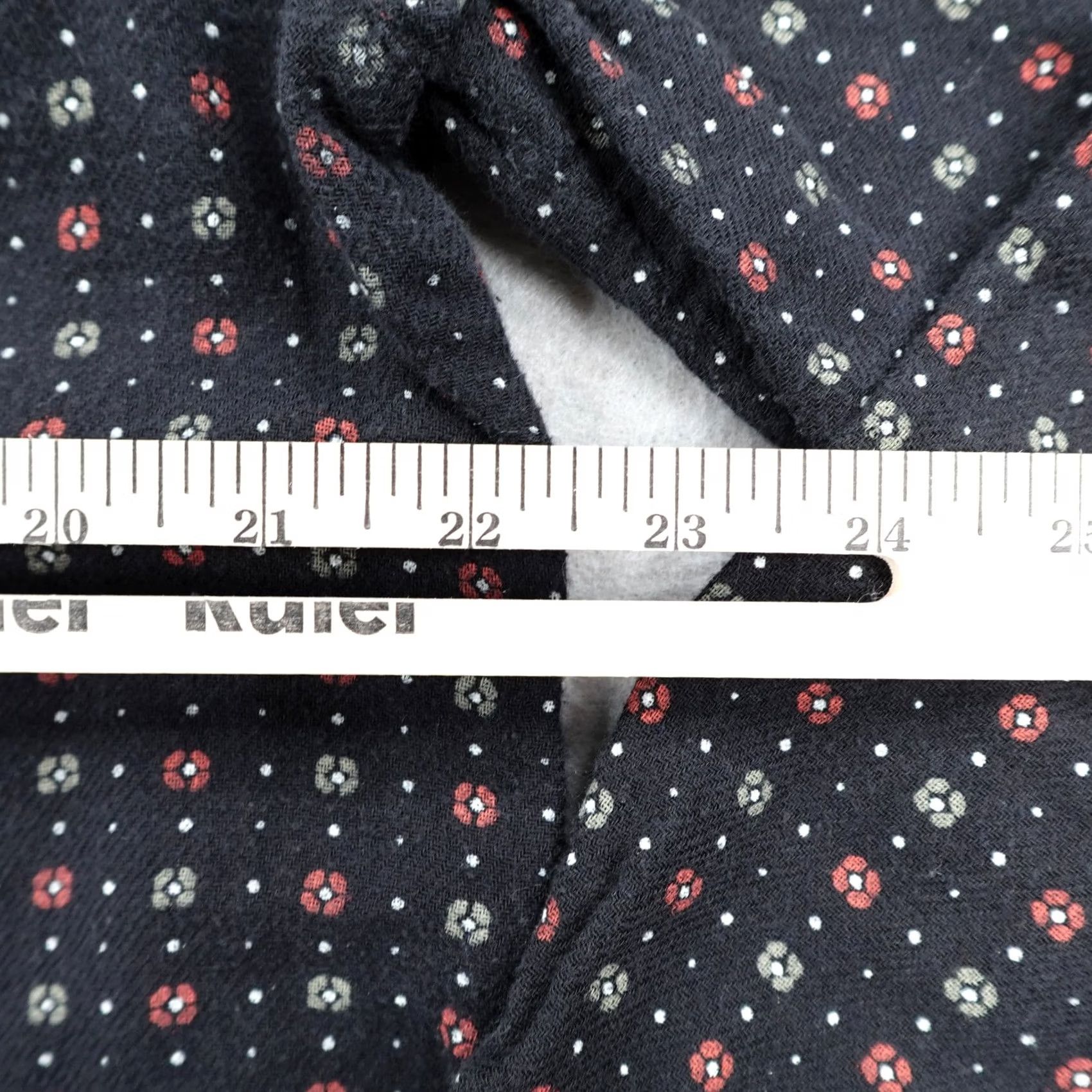 Madewell Madewell Shirt Womens Medium Black Floral Tunic Button Up Top Flannel Relaxed Size M / US 6-8 / IT 42-44 - 4 Thumbnail