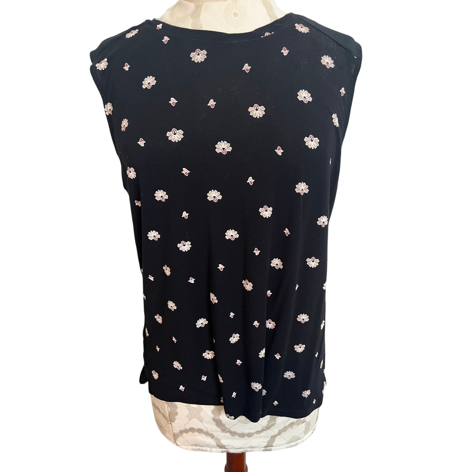 Loft Loft Outlet Floral Sleeveless Lightweight Blouse Size M/L Size L / US 10 / IT 46 - 1 Thumbnail