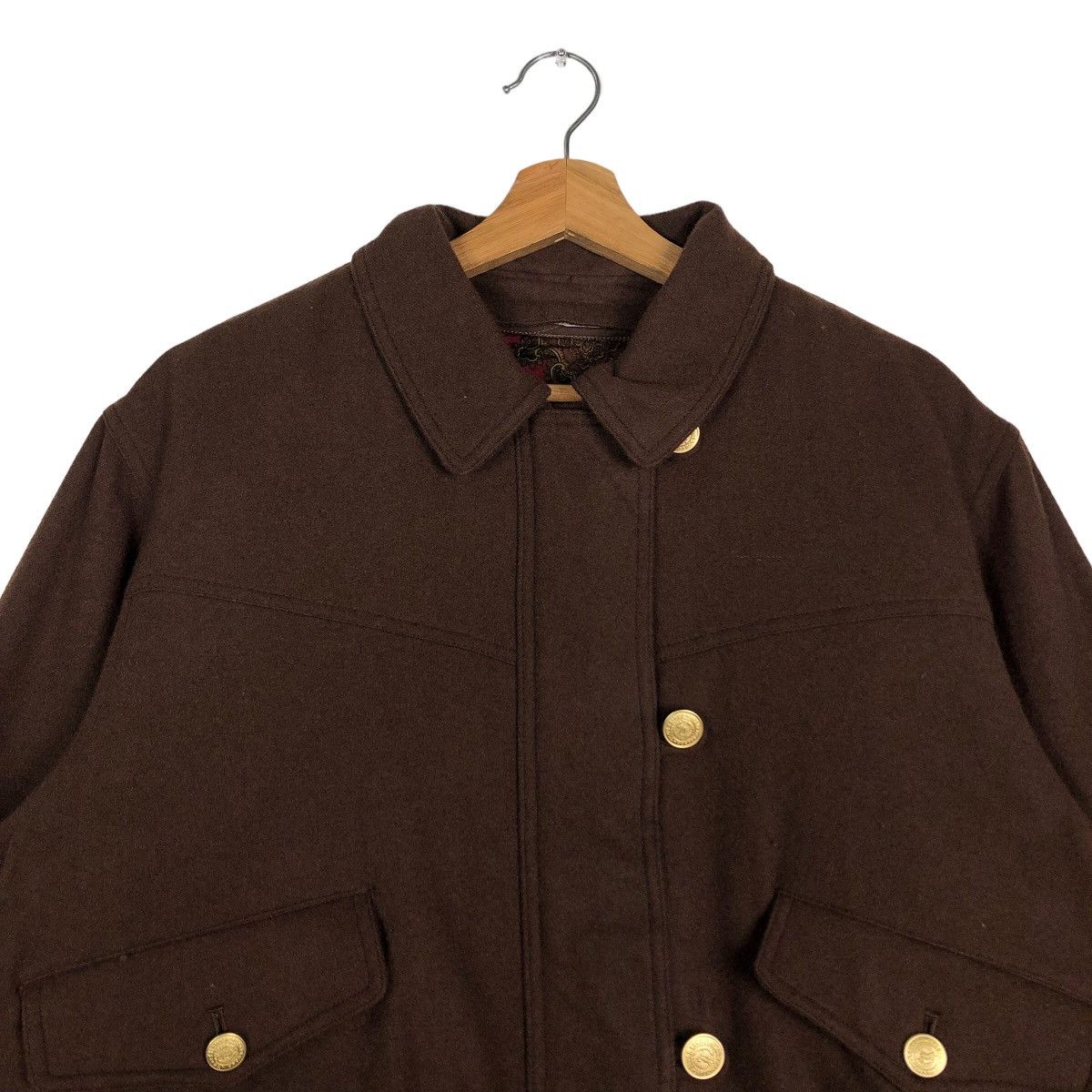 Japanese Brand 🔥90’s Vintage Bomber Jacket Wool Mc Gregor Issey Miyake Size US L / EU 52-54 / 3 - 2 Thumbnail