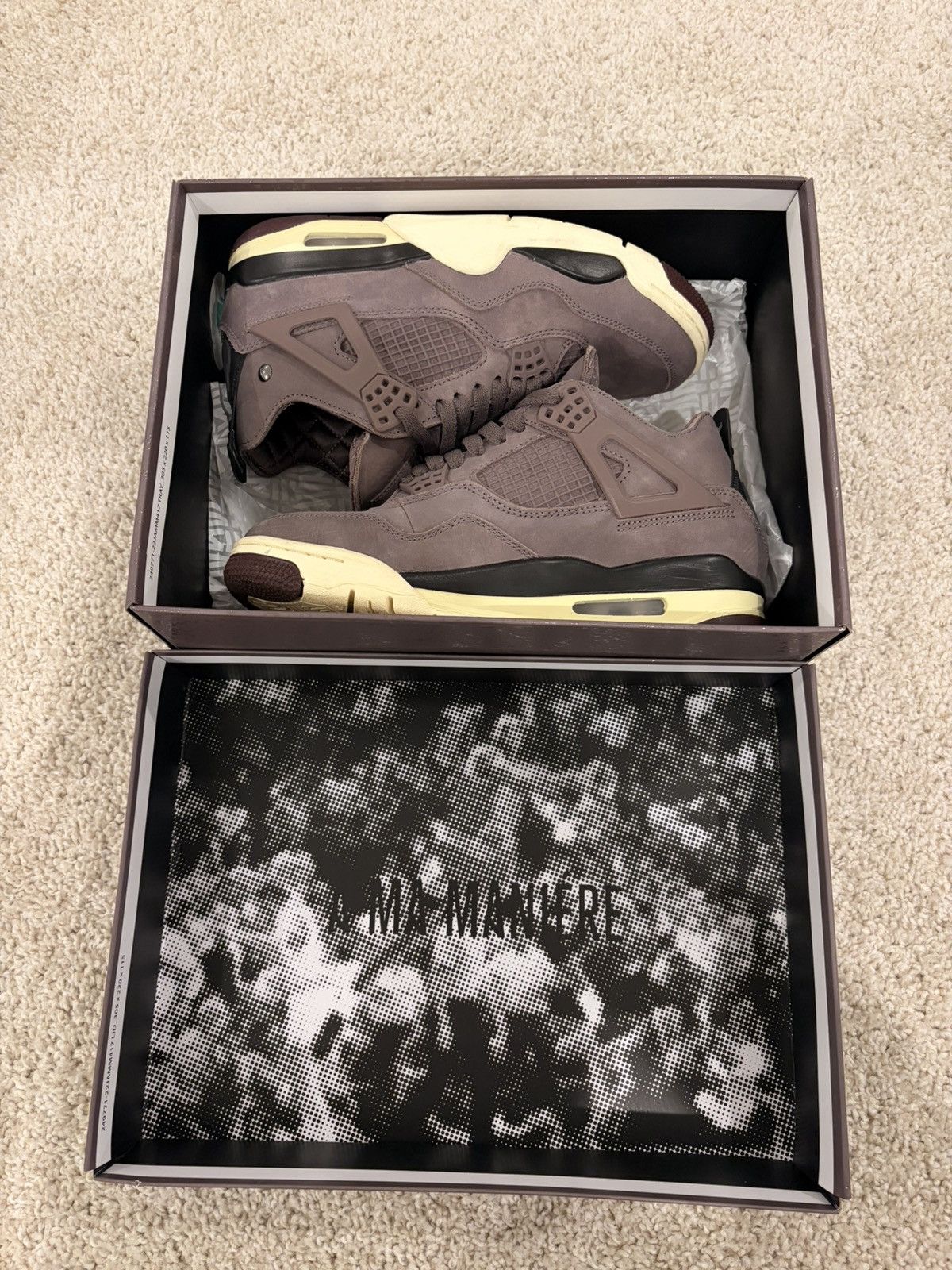 A Ma Maniere × Jordan Brand A Ma Maniére x Air Jordan 4 Retro “Violet Ore” Size US 6.5 / EU 39-40 - 8 Thumbnail