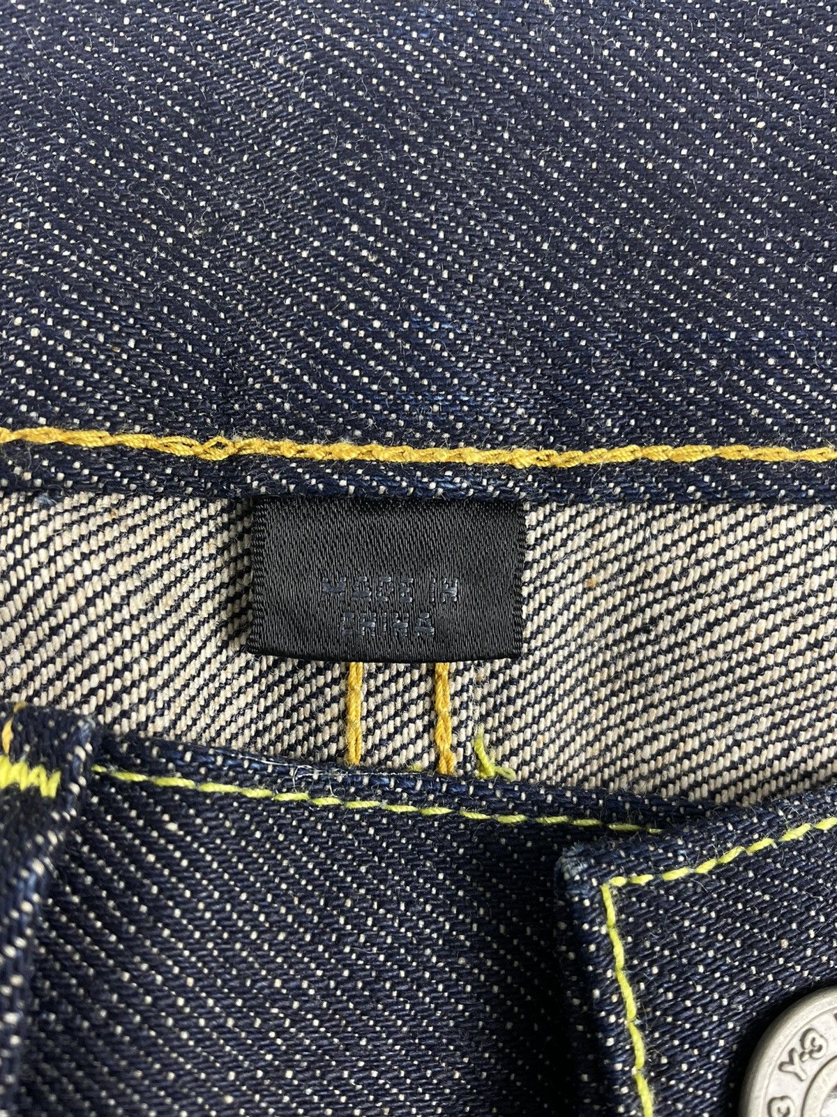 Y-3 Y3 - Yohji Yamamoto Selvedge Raw Denim Size US 30 / EU 46 - 11 Thumbnail